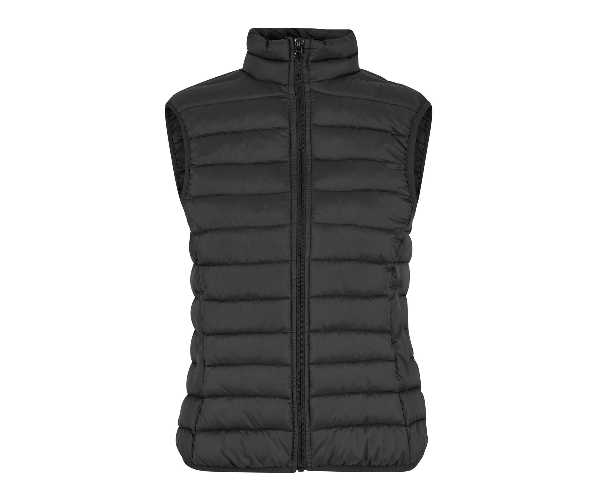 Ladies Light Puffer Vest - Black