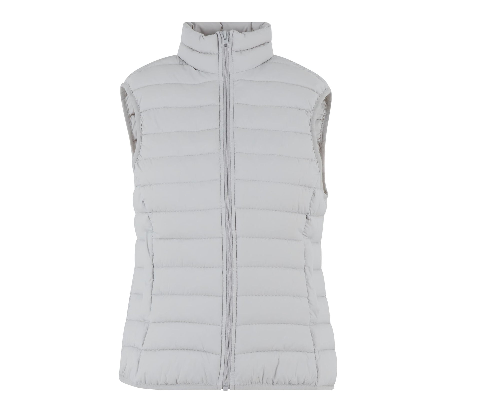 Ladies Light Puffer Vest - Light Asphalt