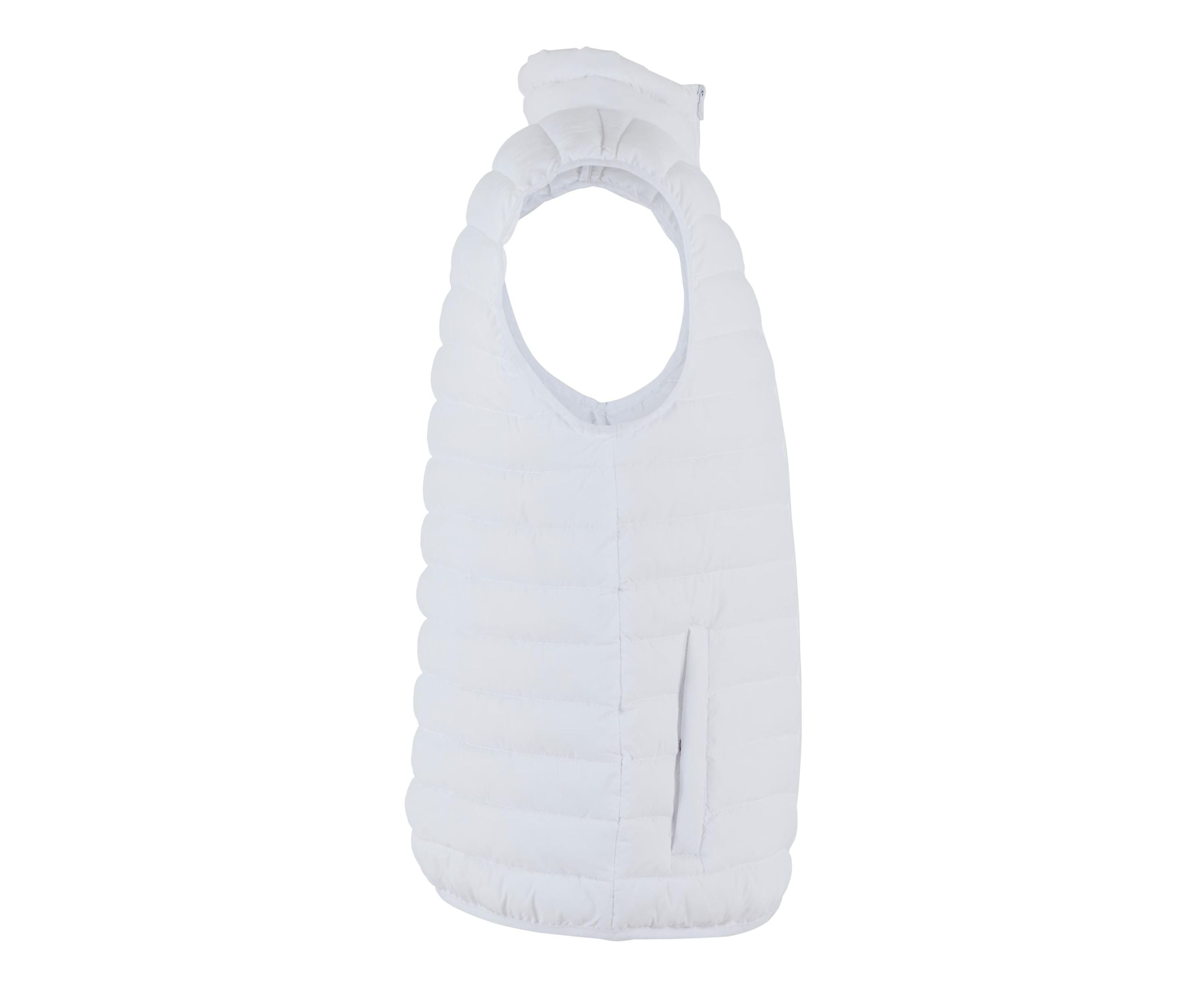 Light Puffer Vest - White