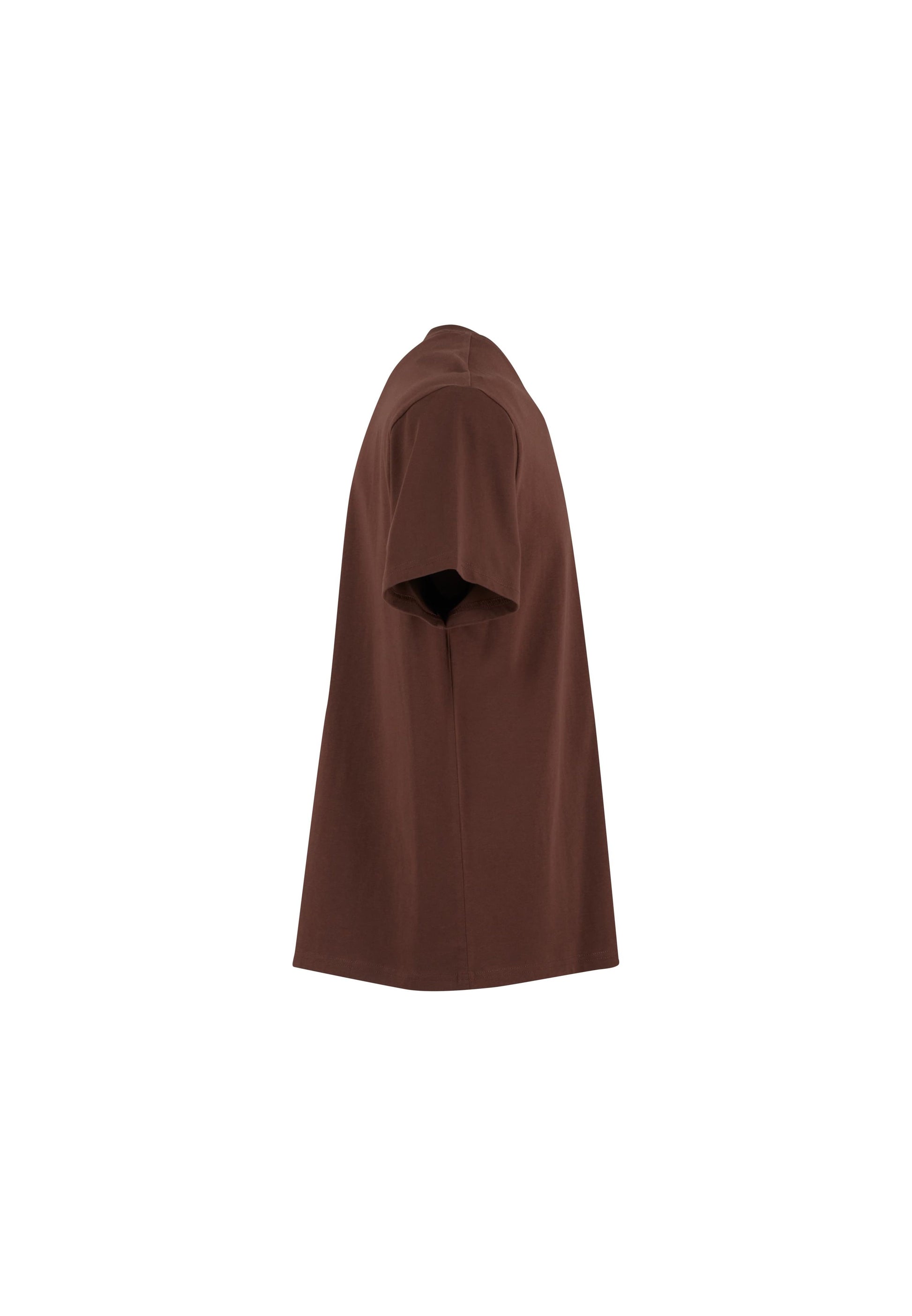 Basic Regular Fit Tee - Chocolate Brown