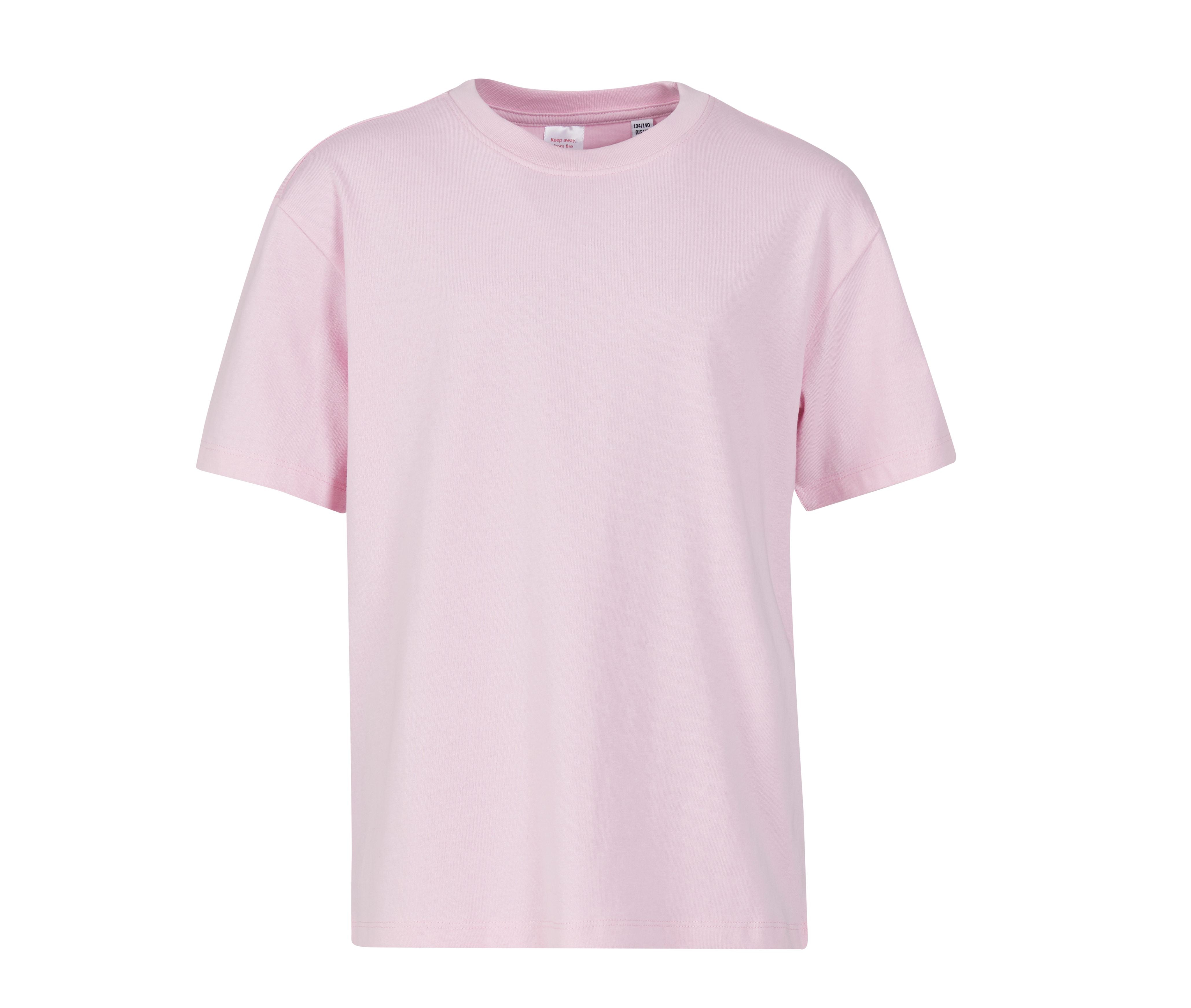 Tee-Shirt Enfant Oversize en Coton Organique - Soft Pink