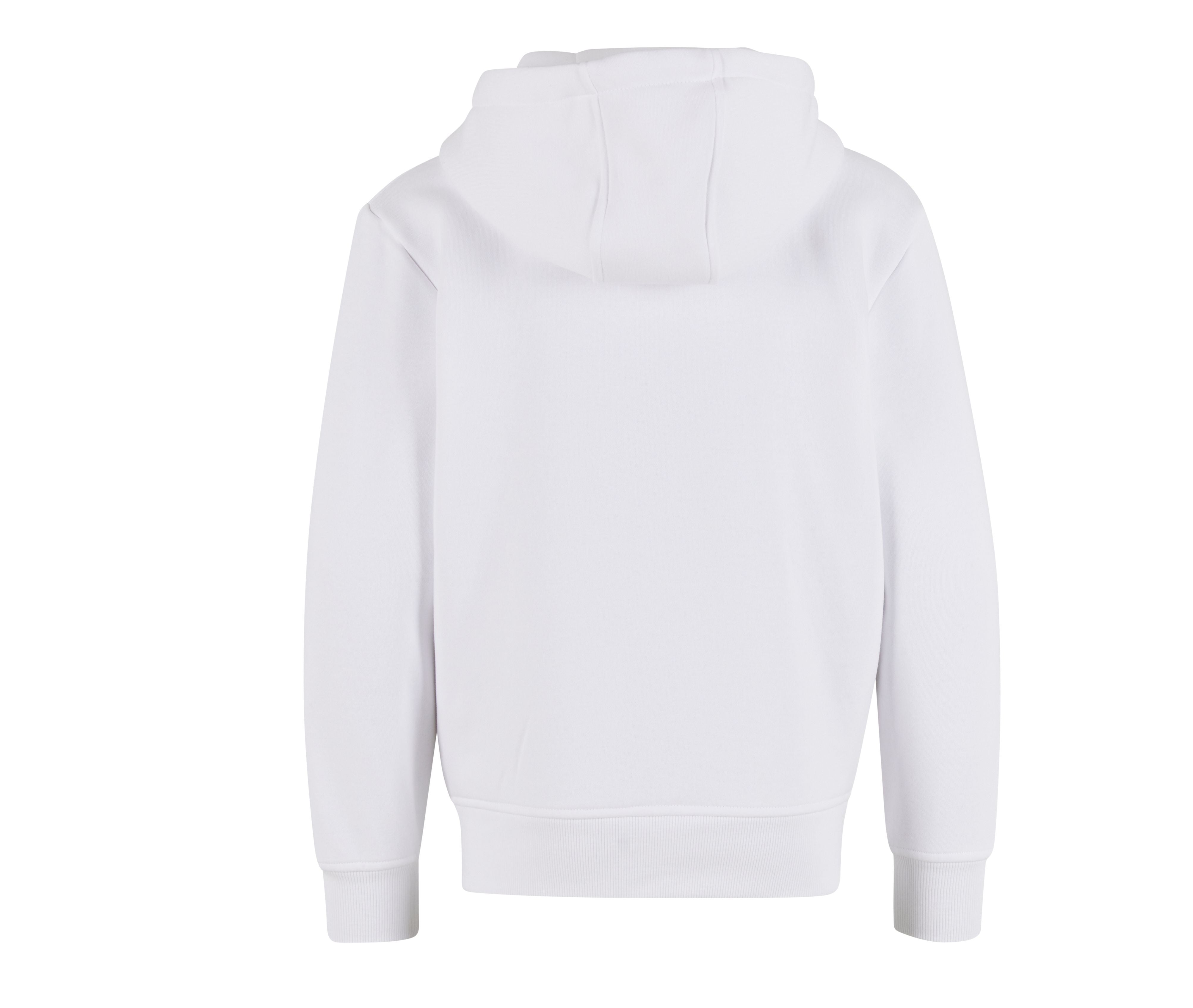Sweat à Capuche Zippé Pour Enfant - White