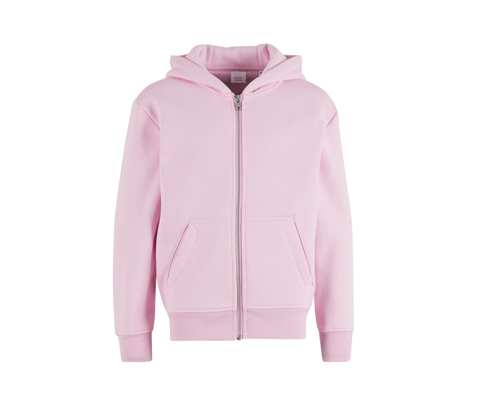 Sweat à Capuche Zippé Pour Enfant - Soft Pink