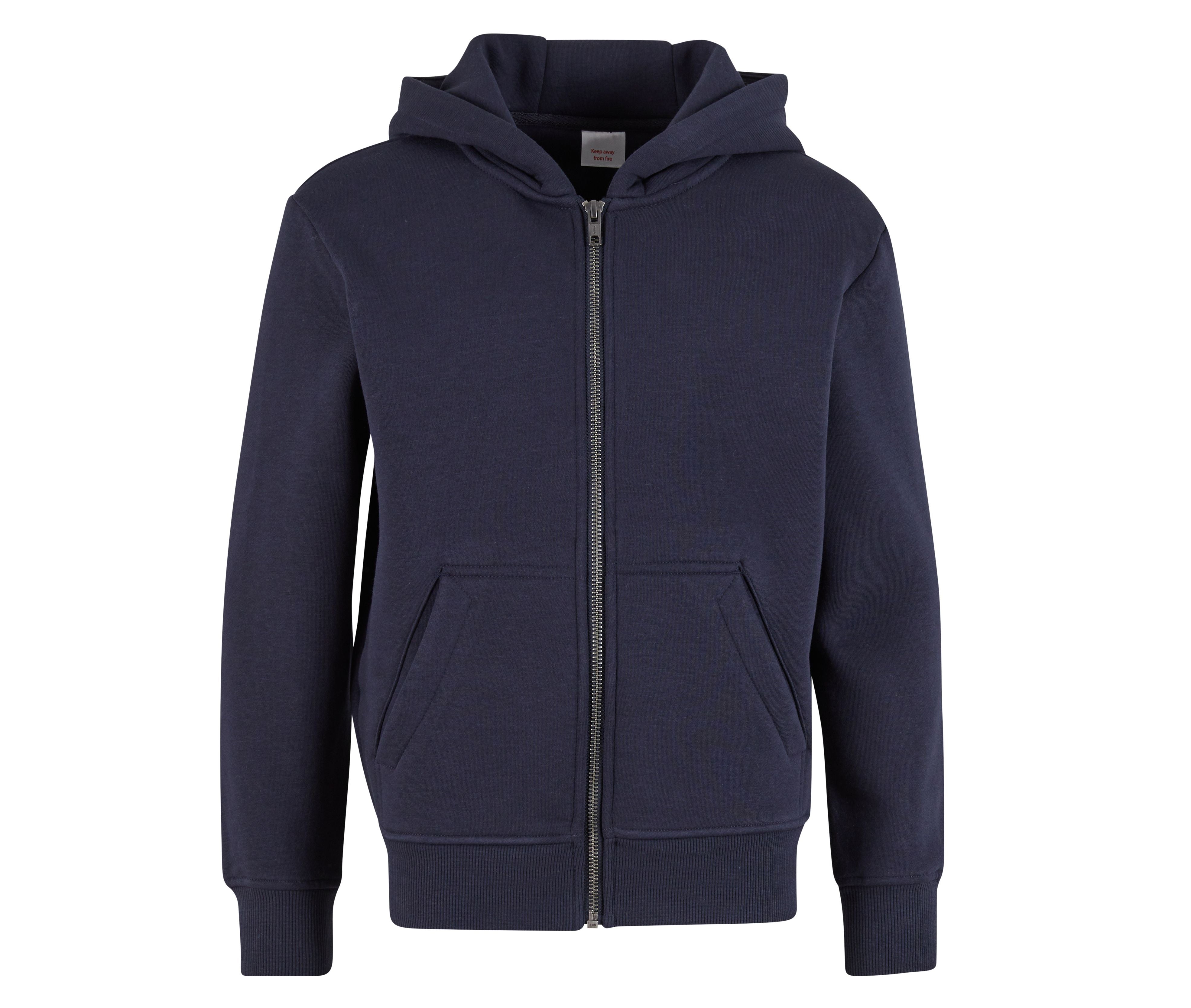 Sweat à Capuche Zippé Pour Enfant - Navy