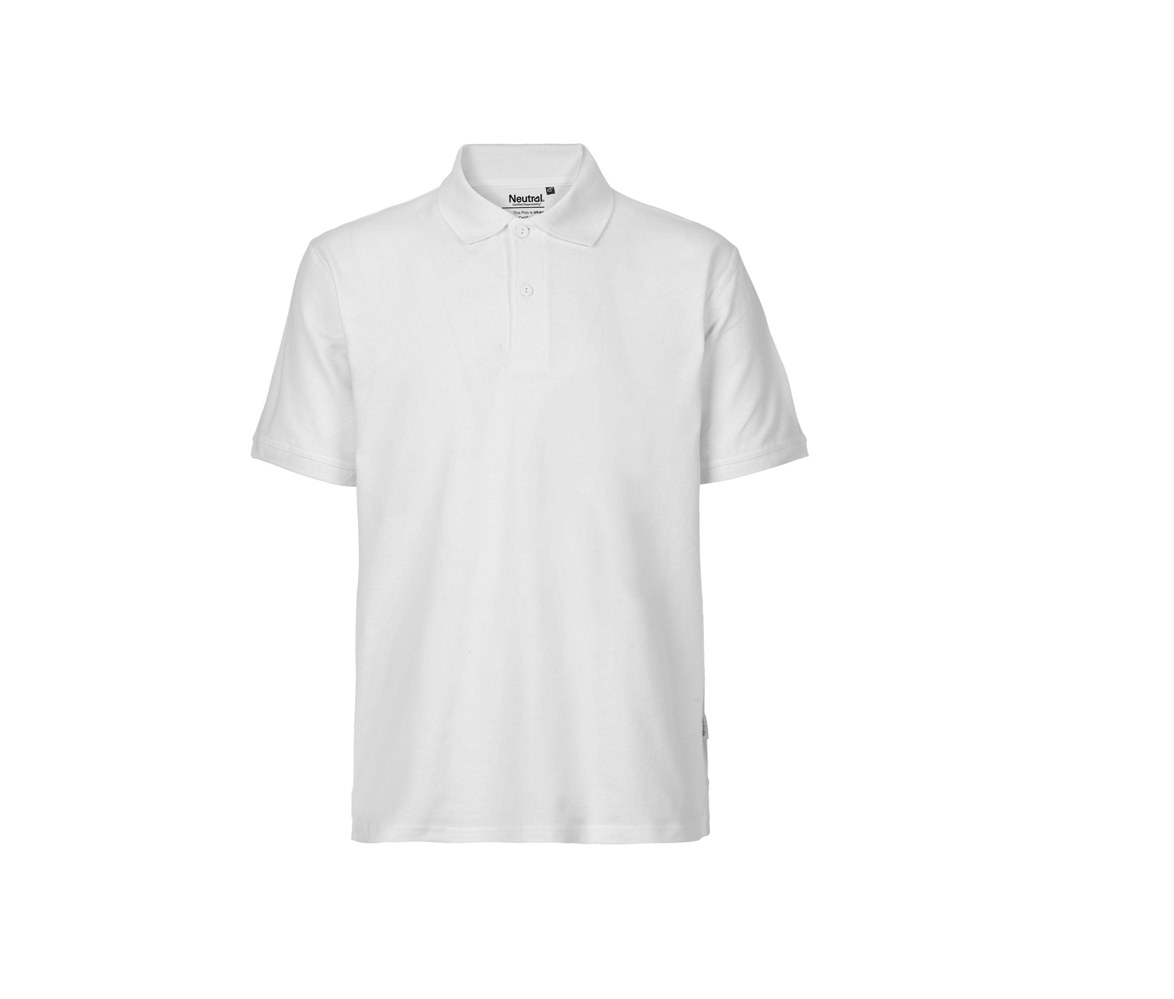 Polo Piqué Homme - White