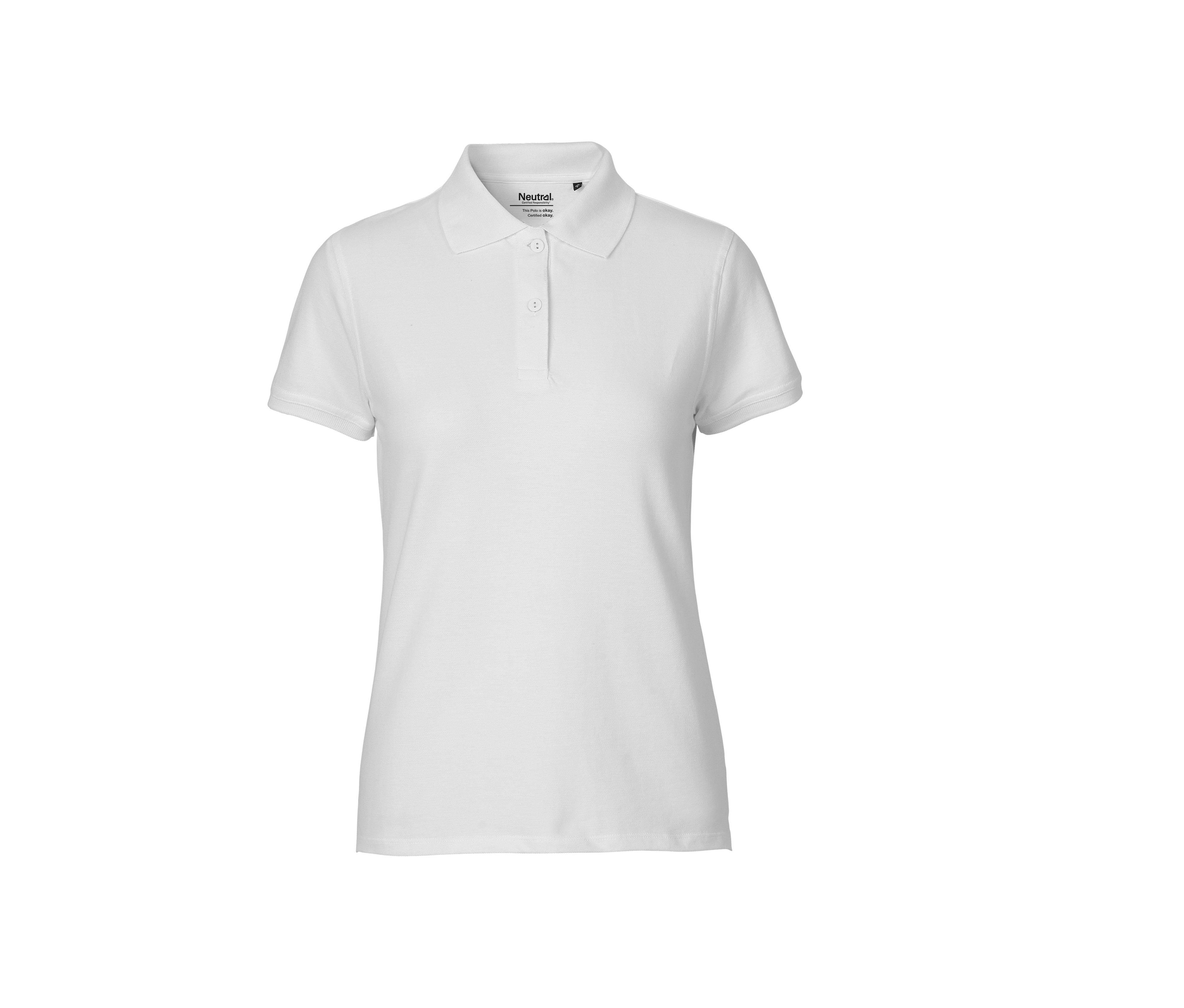Polo Piqué Femme - White