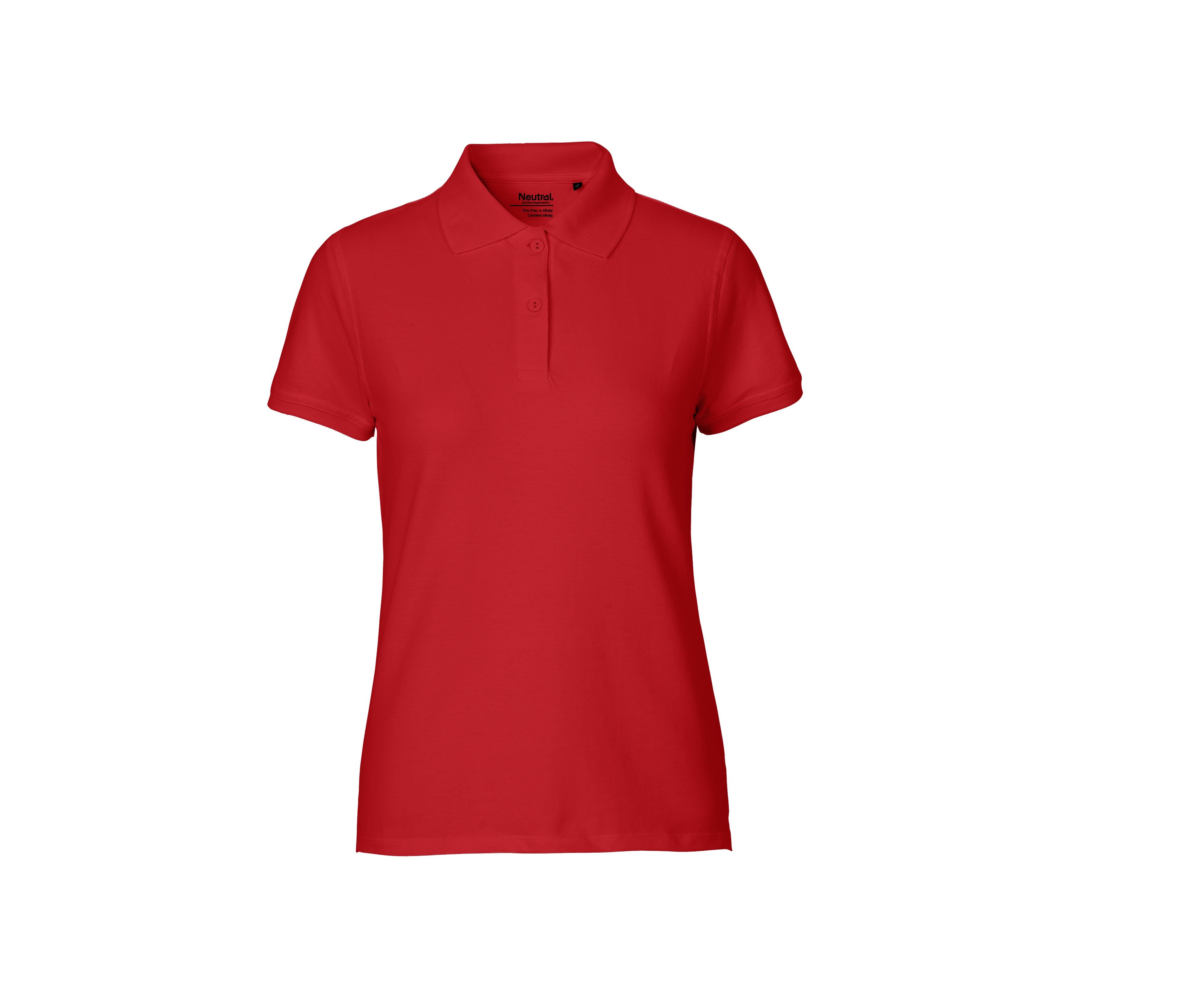Polo Piqué Femme - Red