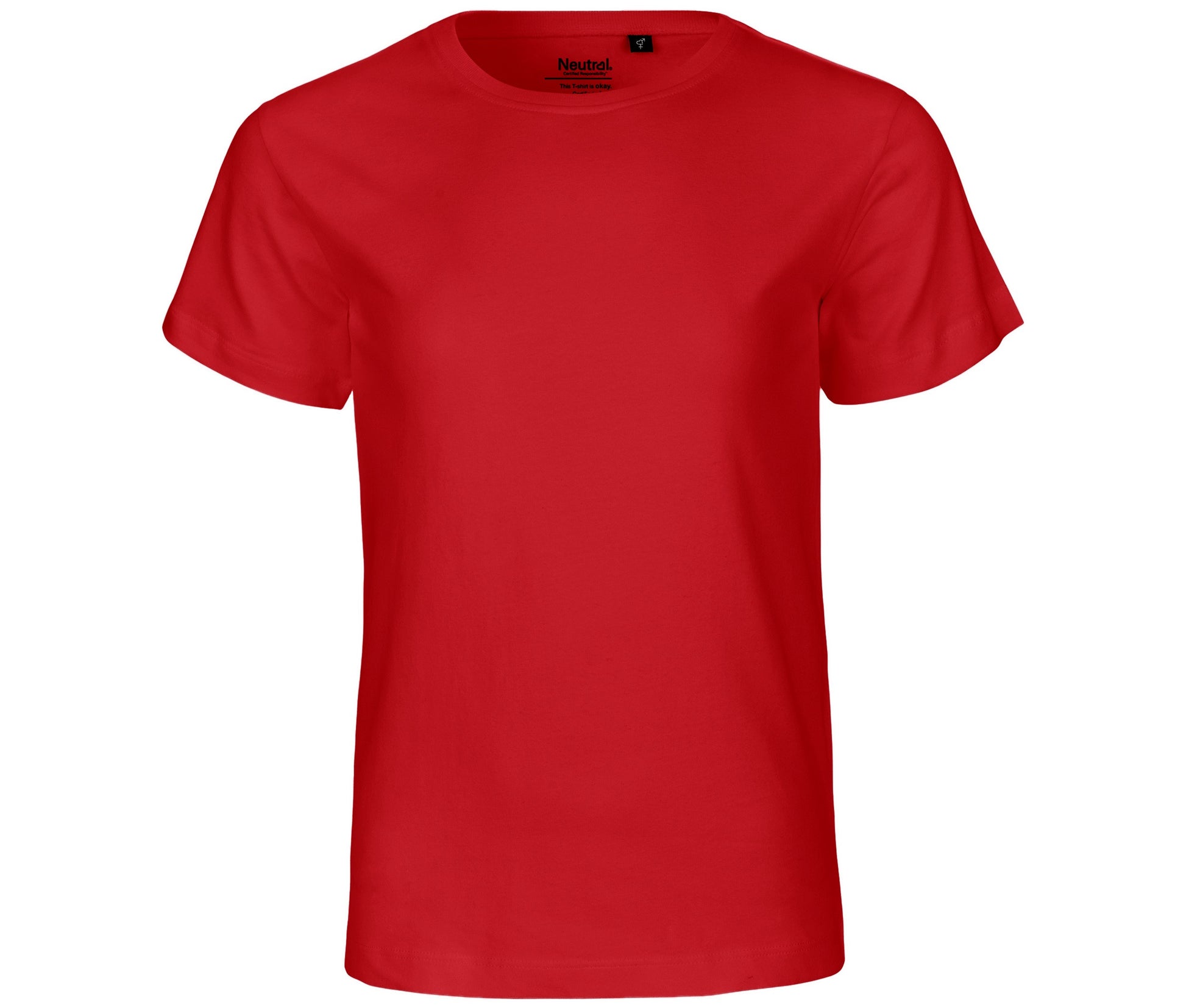 Tee-Shirt Enfant Coton Bio et Fairtrade - Red