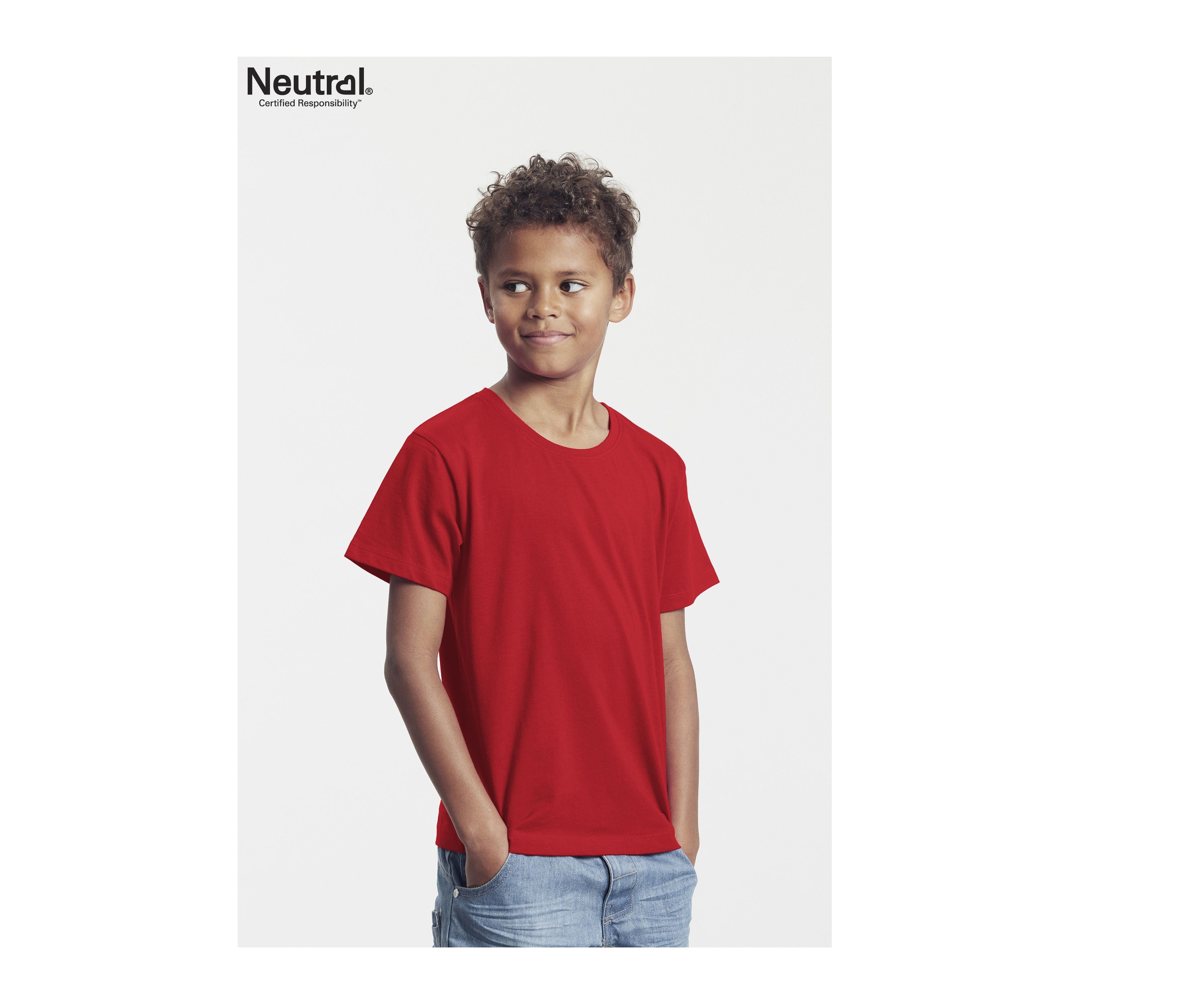 Tee-Shirt Enfant Coton Bio et Fairtrade - Red