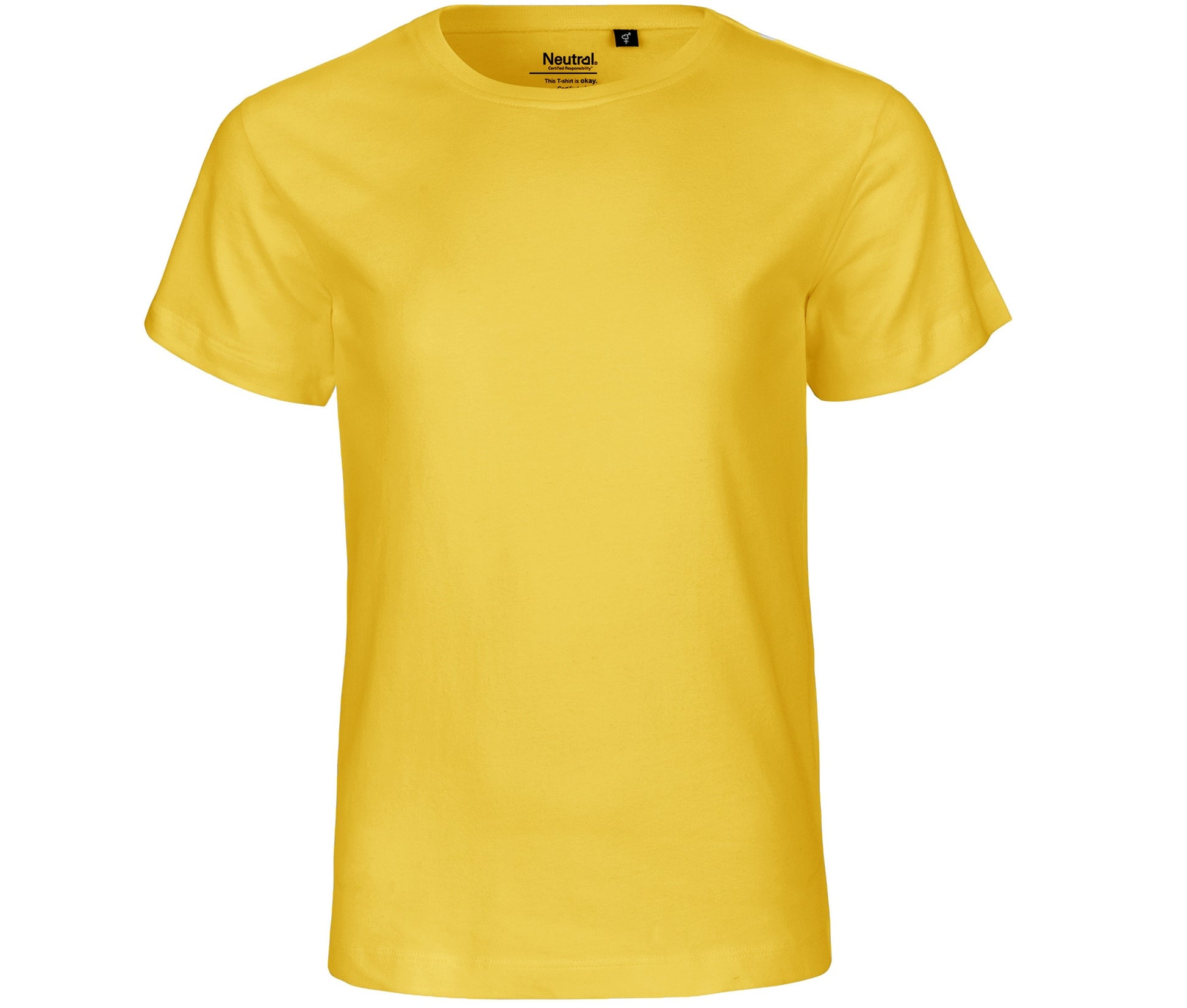 Tee-Shirt Enfant Coton Bio et Fairtrade - Yellow