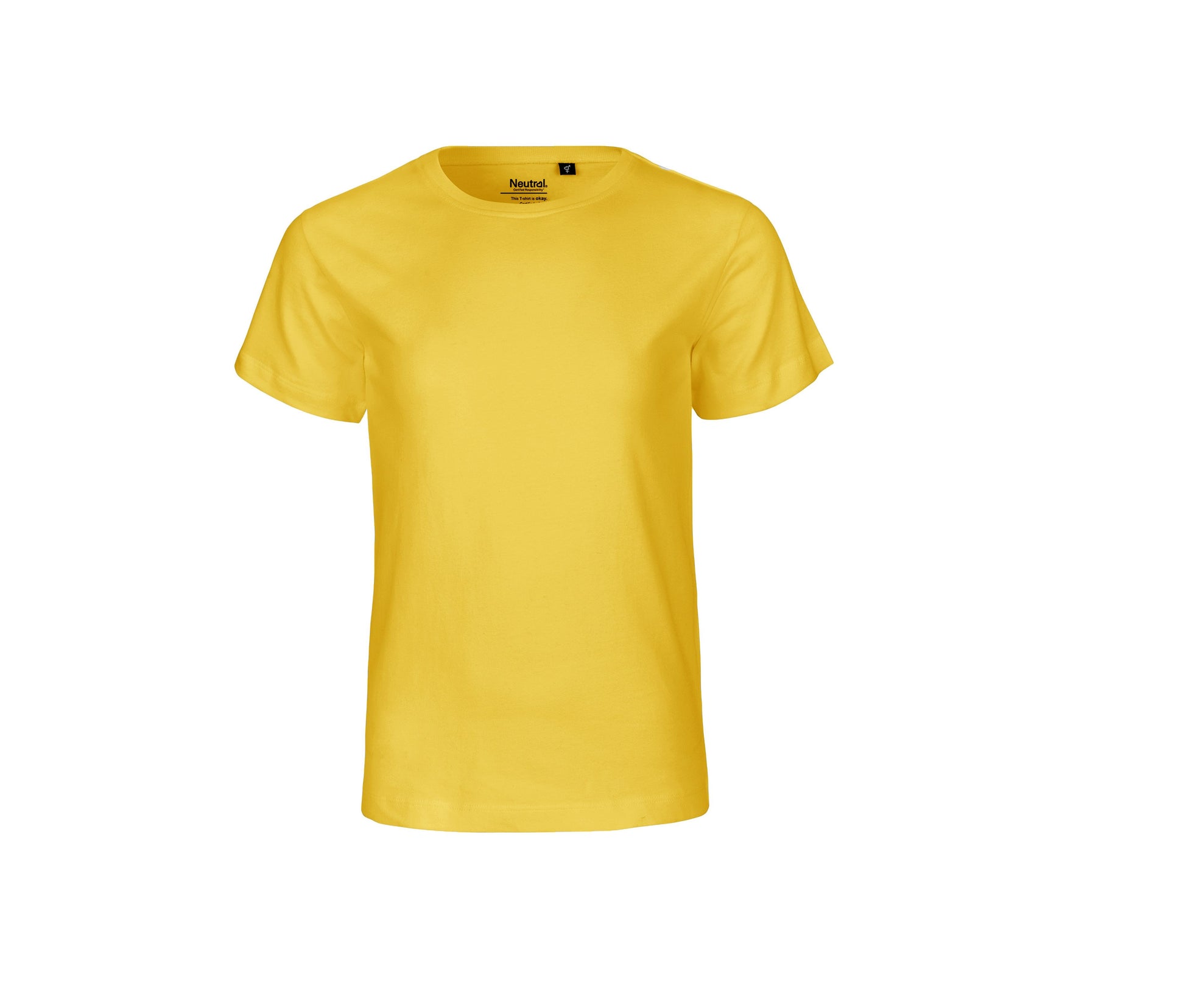 Tee-Shirt Enfant Coton Bio et Fairtrade - Yellow