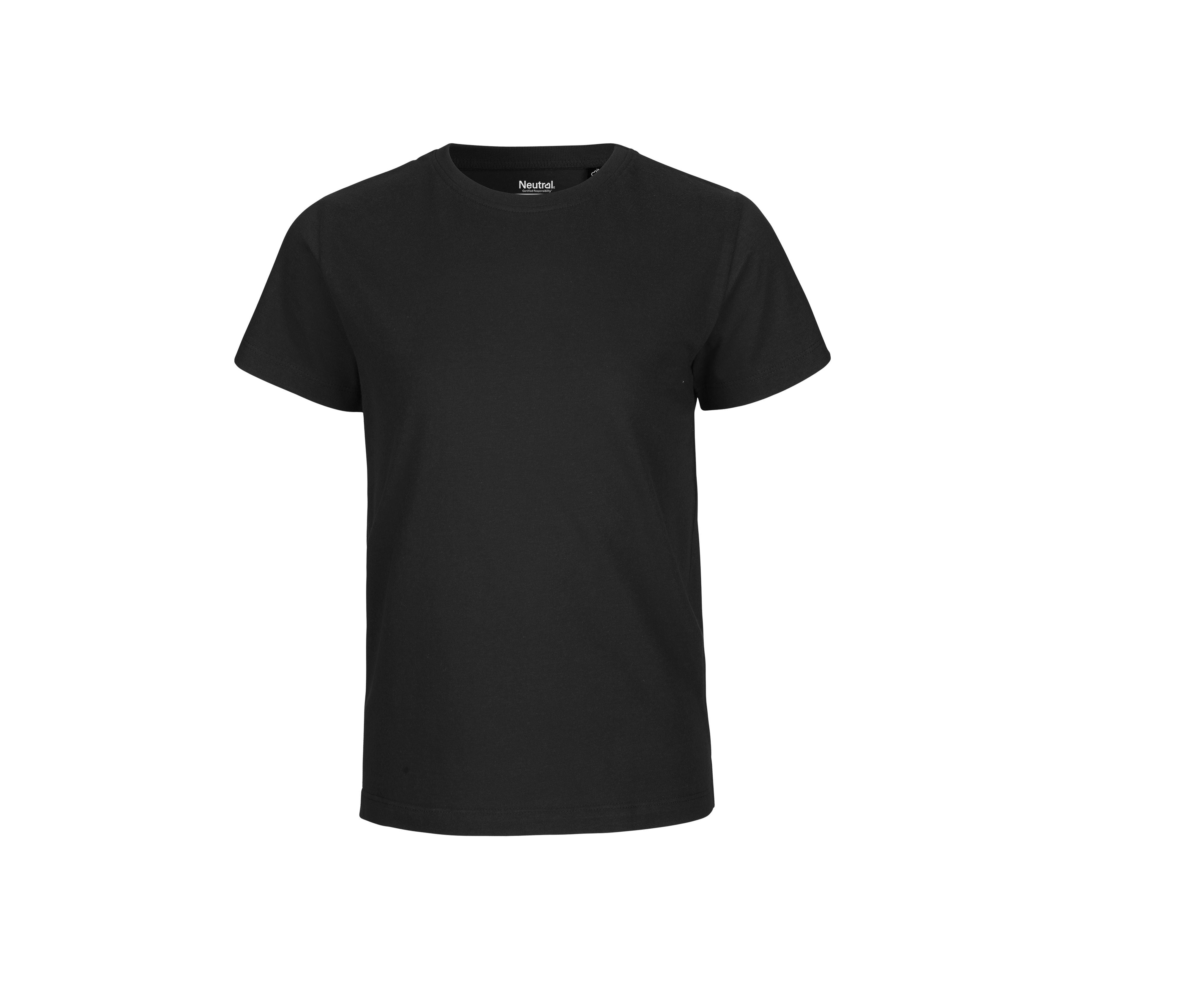 Tee-Shirt Enfant Coton Bio et Fairtrade - Black