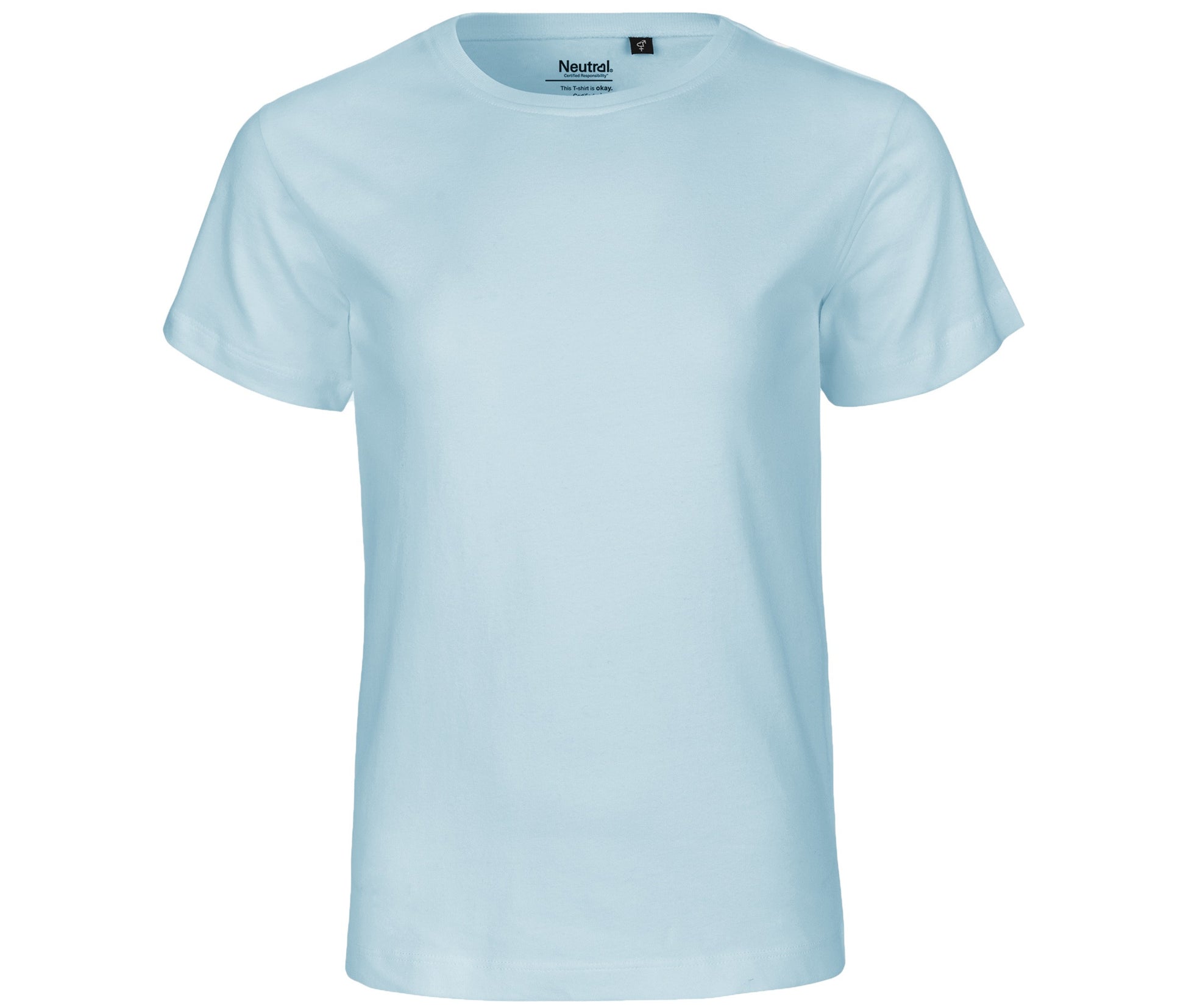 Tee-Shirt Enfant Coton Bio et Fairtrade - Light Blue