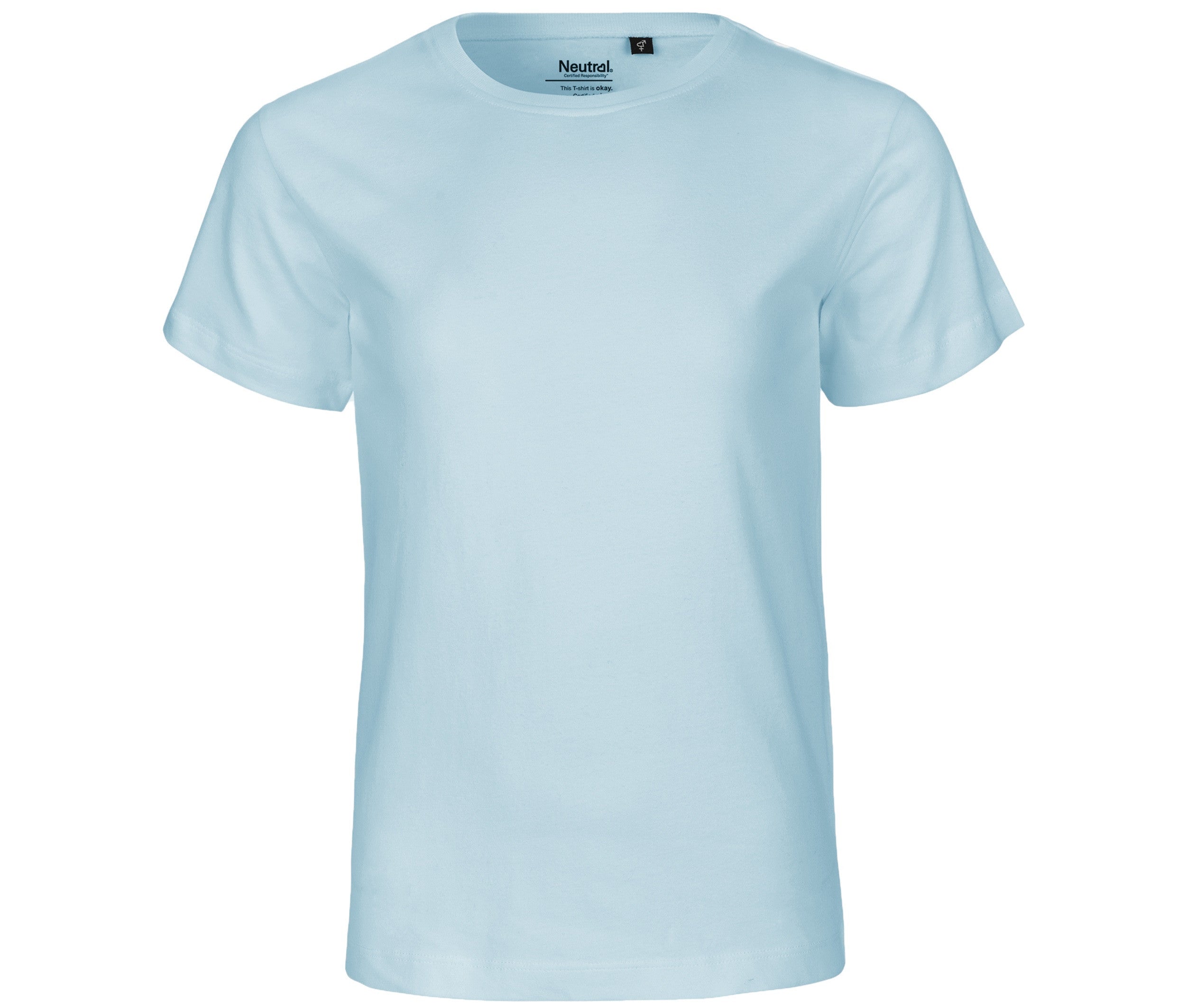 Tee-Shirt Enfant Coton Bio et Fairtrade - Light Blue