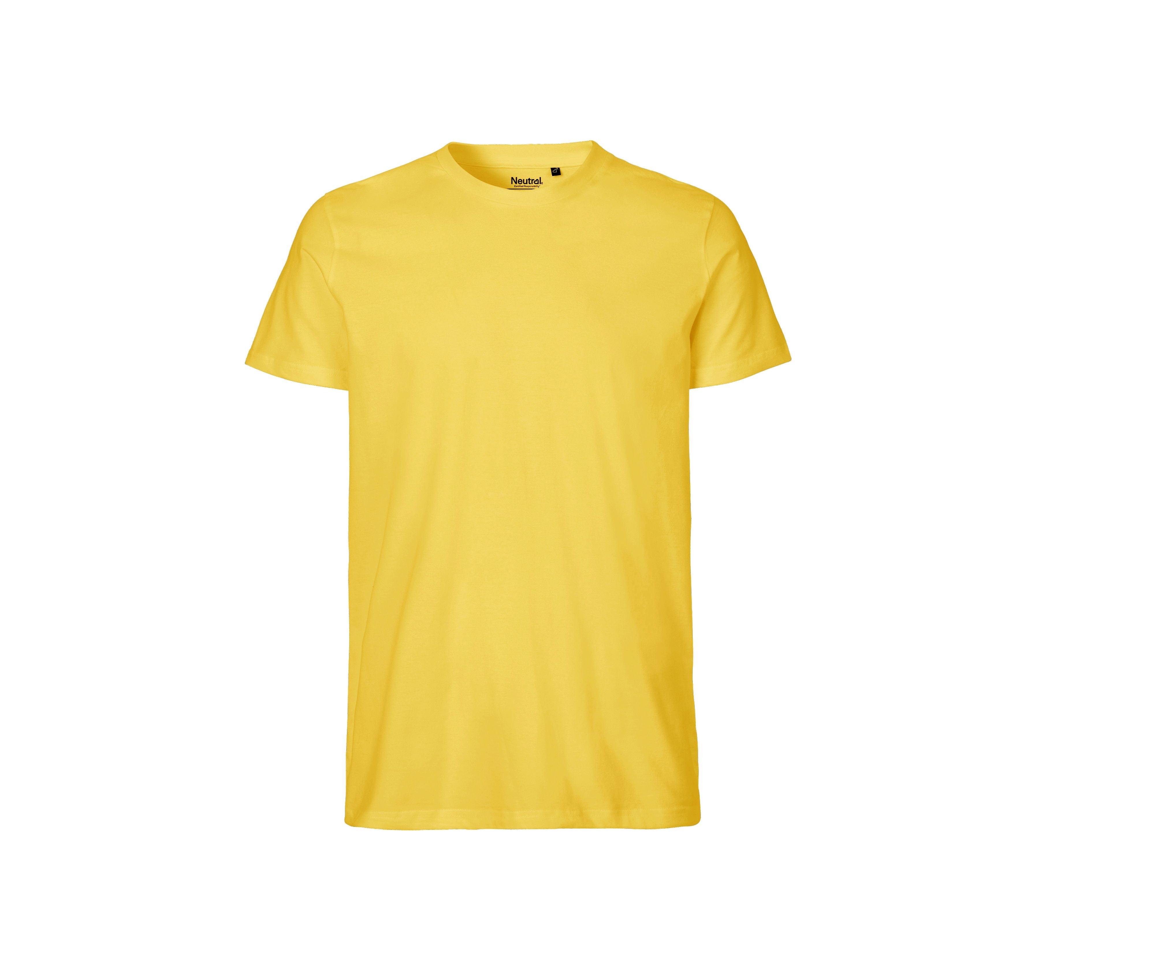 Tee-Shirt Ajusté Homme - Yellow