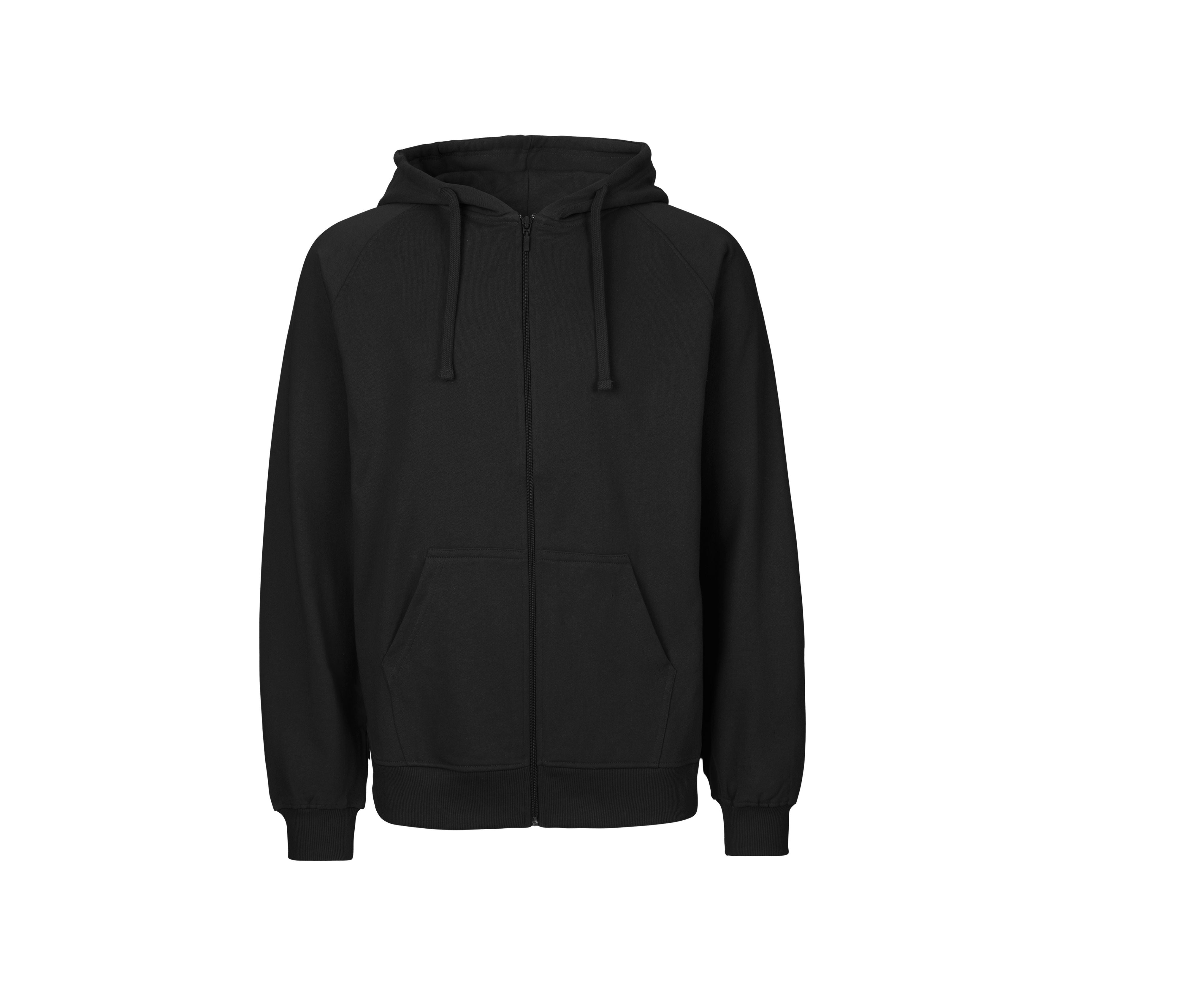 Sweat Capuche Zippé Homme - Black