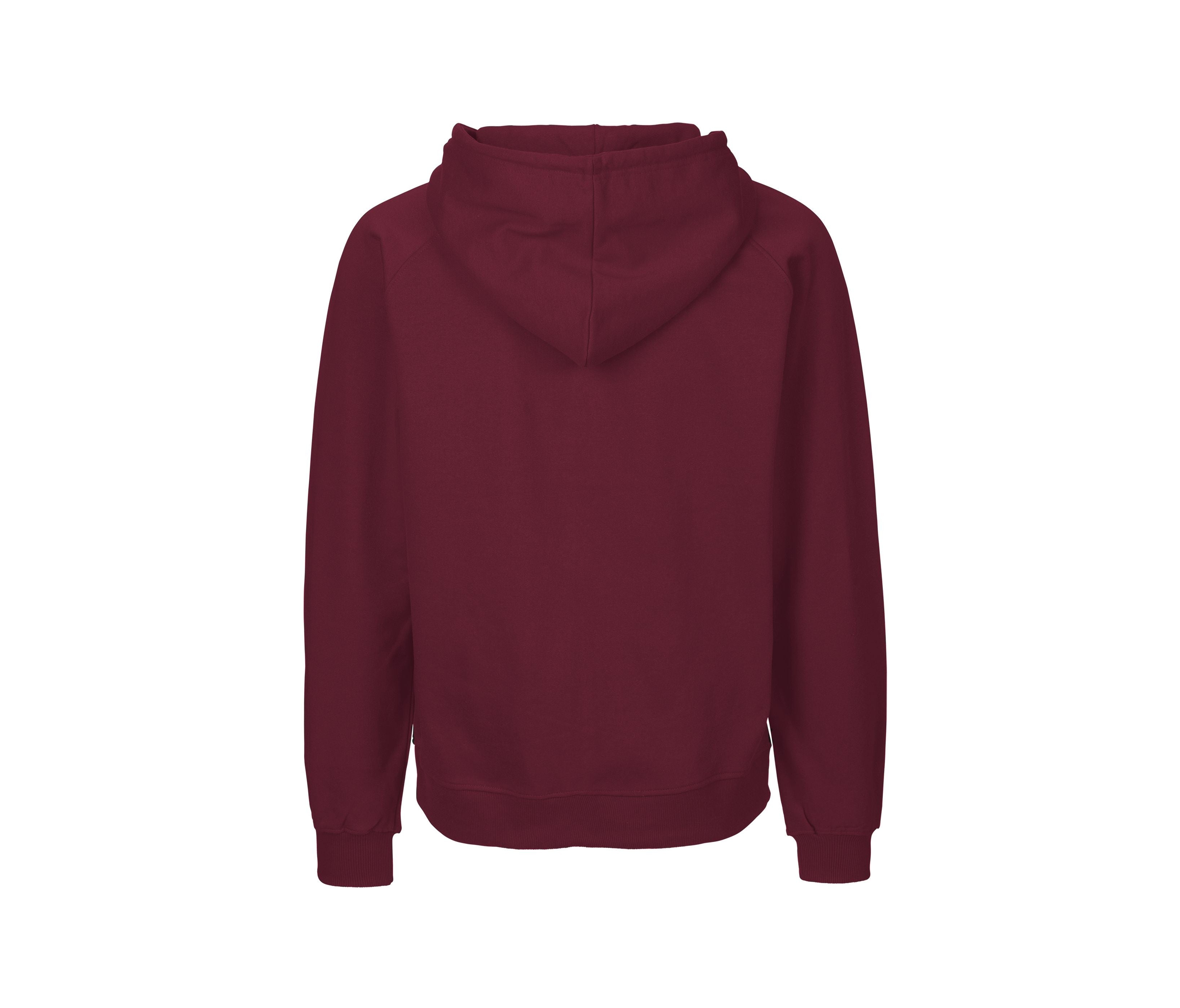 Sweat Capuche Zippé Homme - Burgundy