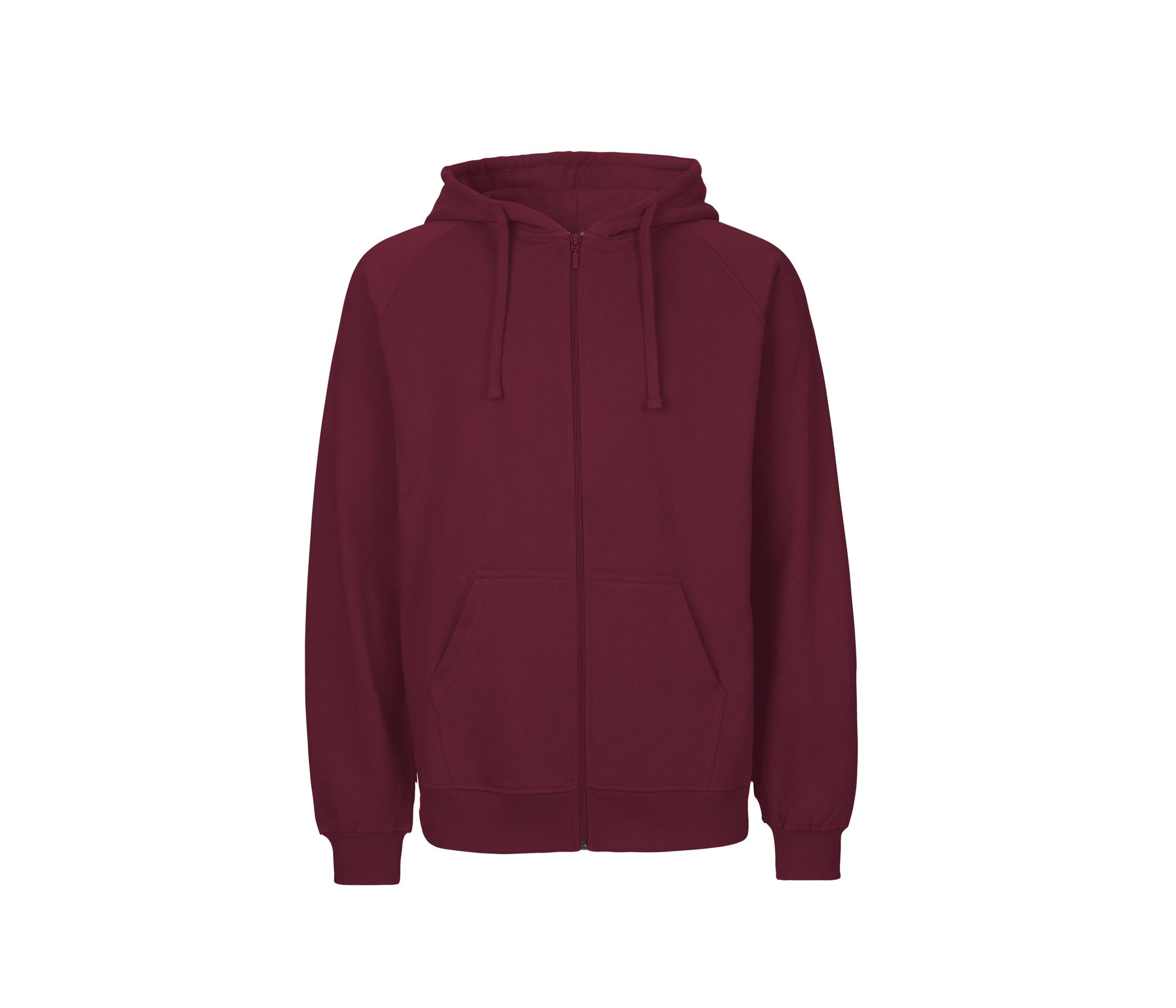 Sweat Capuche Zippé Homme - Burgundy