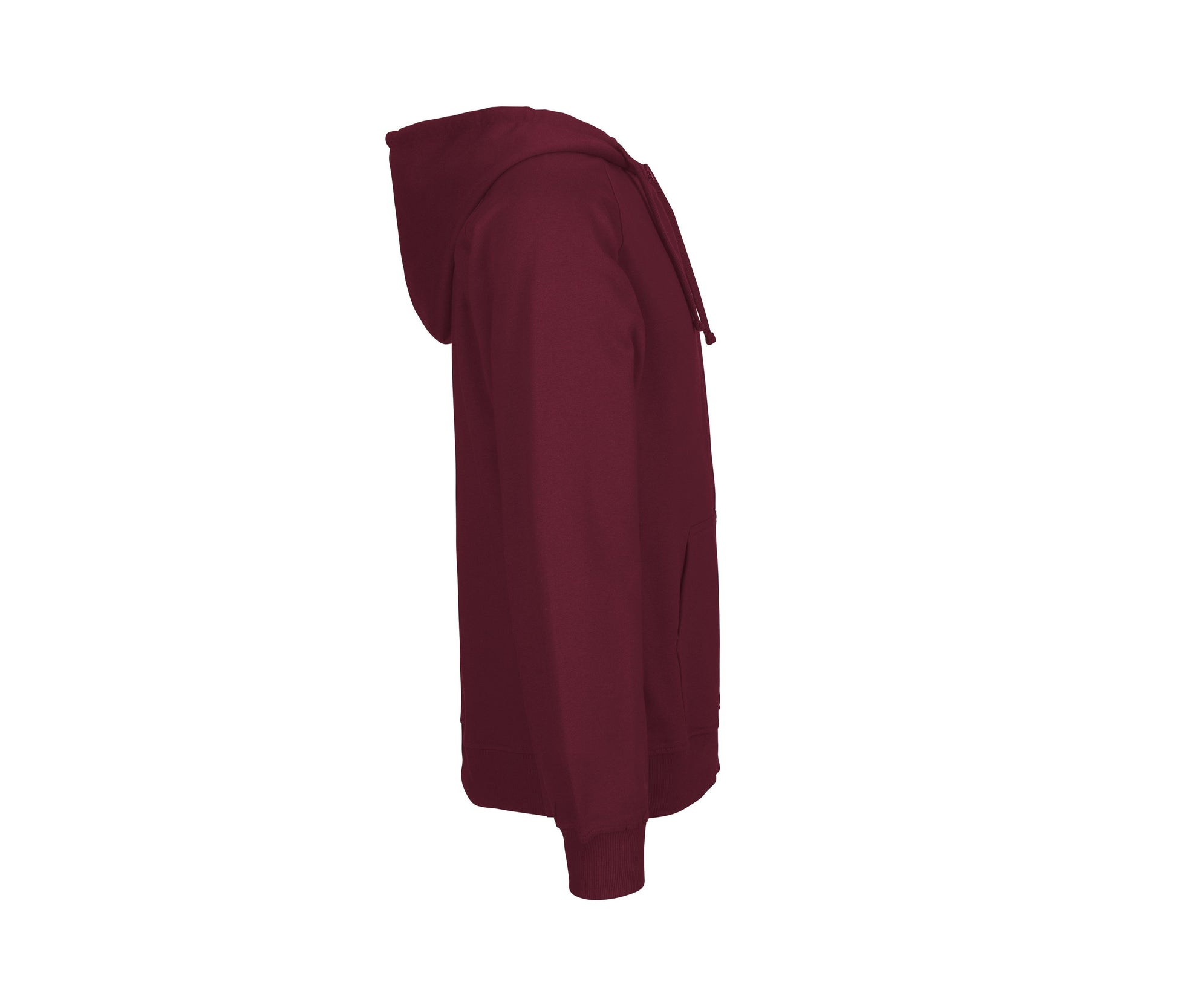 Sweat Capuche Zippé Homme - Burgundy
