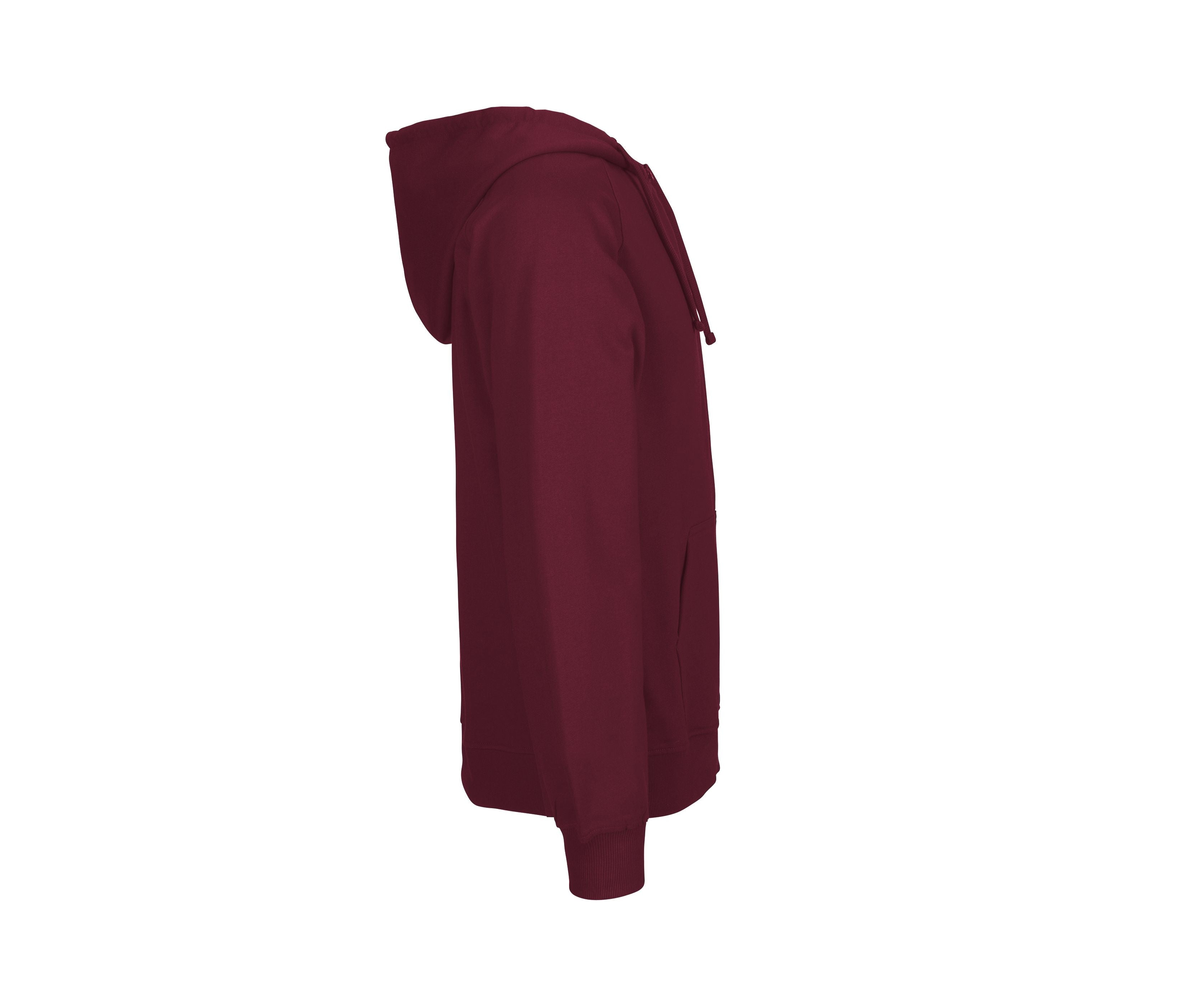 Sweat Capuche Zippé Homme - Burgundy