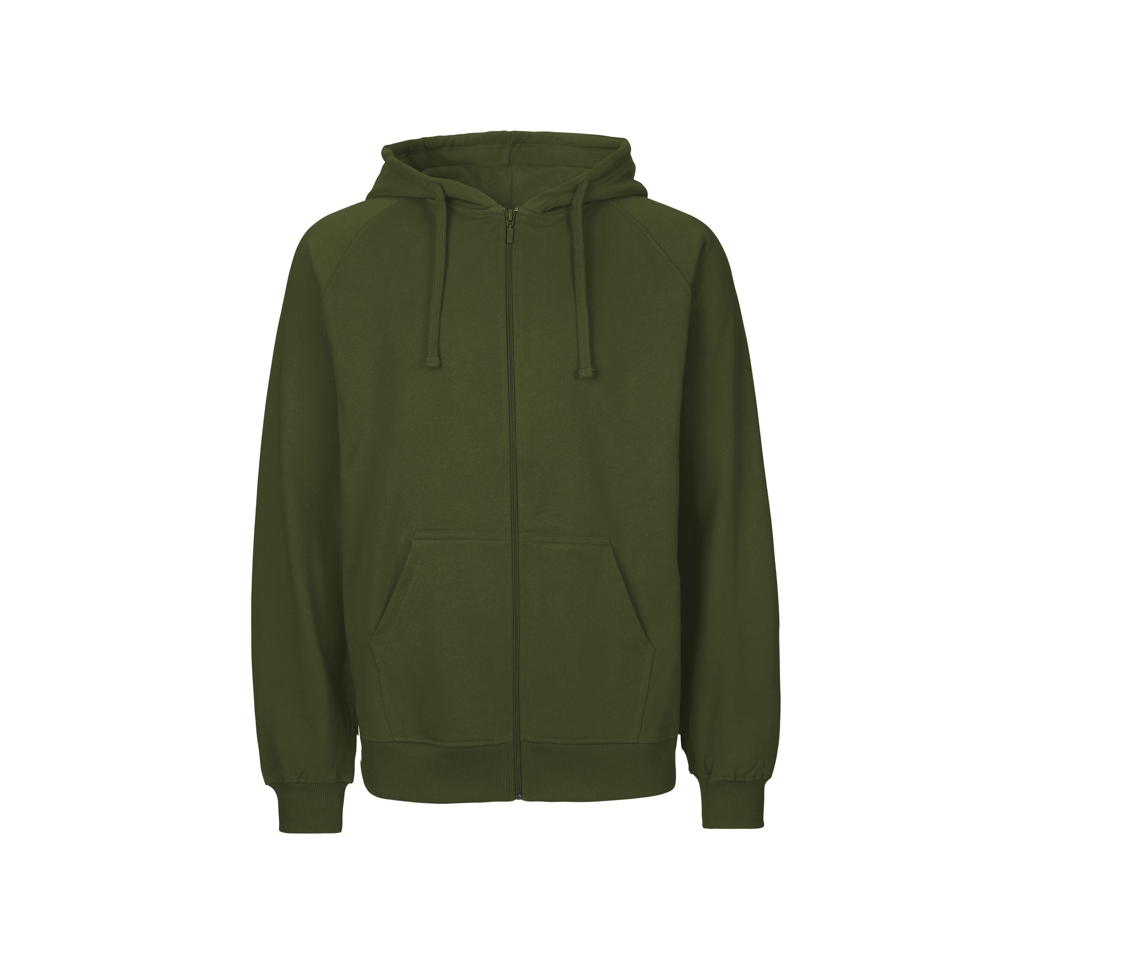 Sweat Capuche Zippé Homme - Military