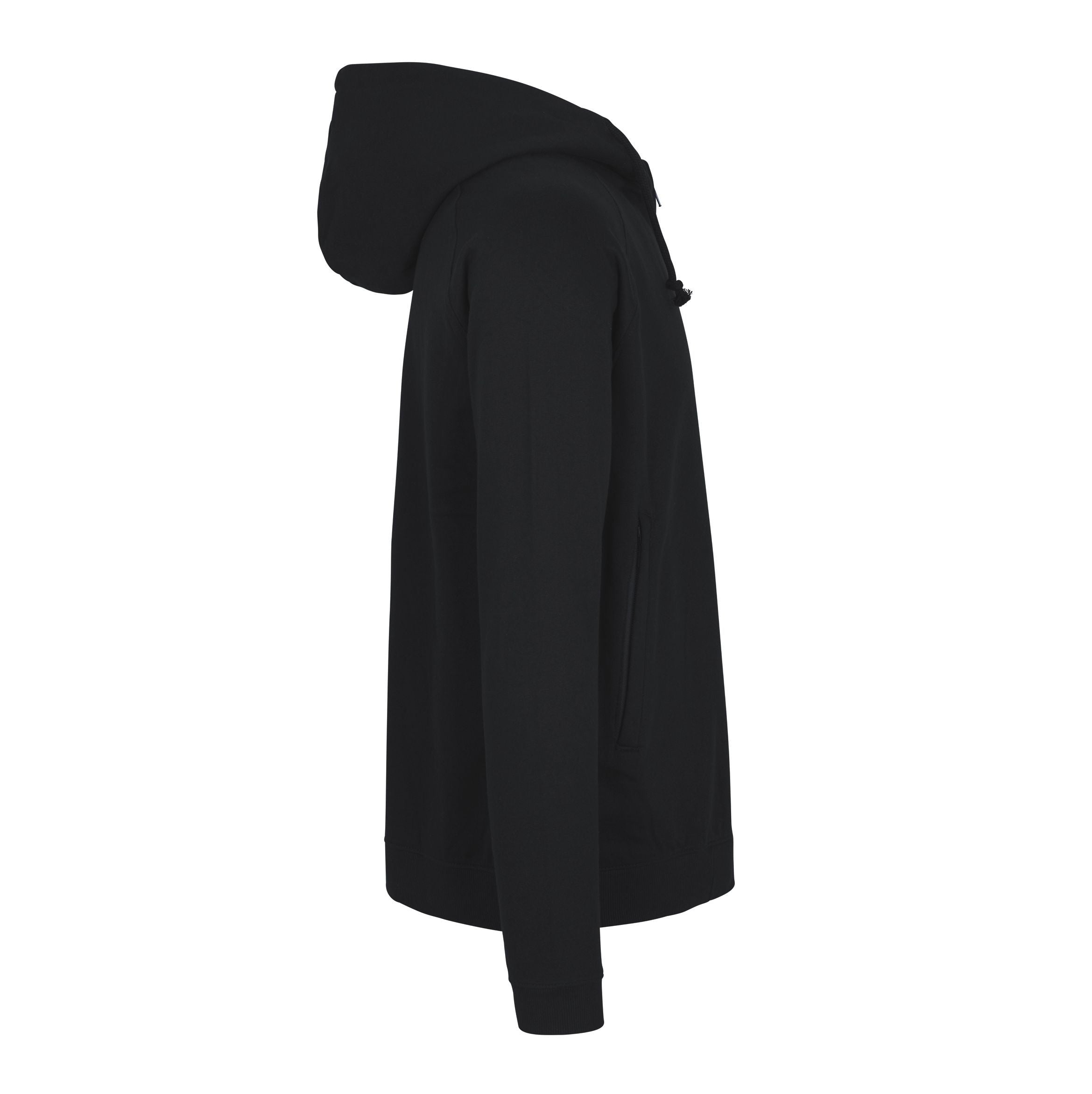 Sweat Zippé à Capuche - Black