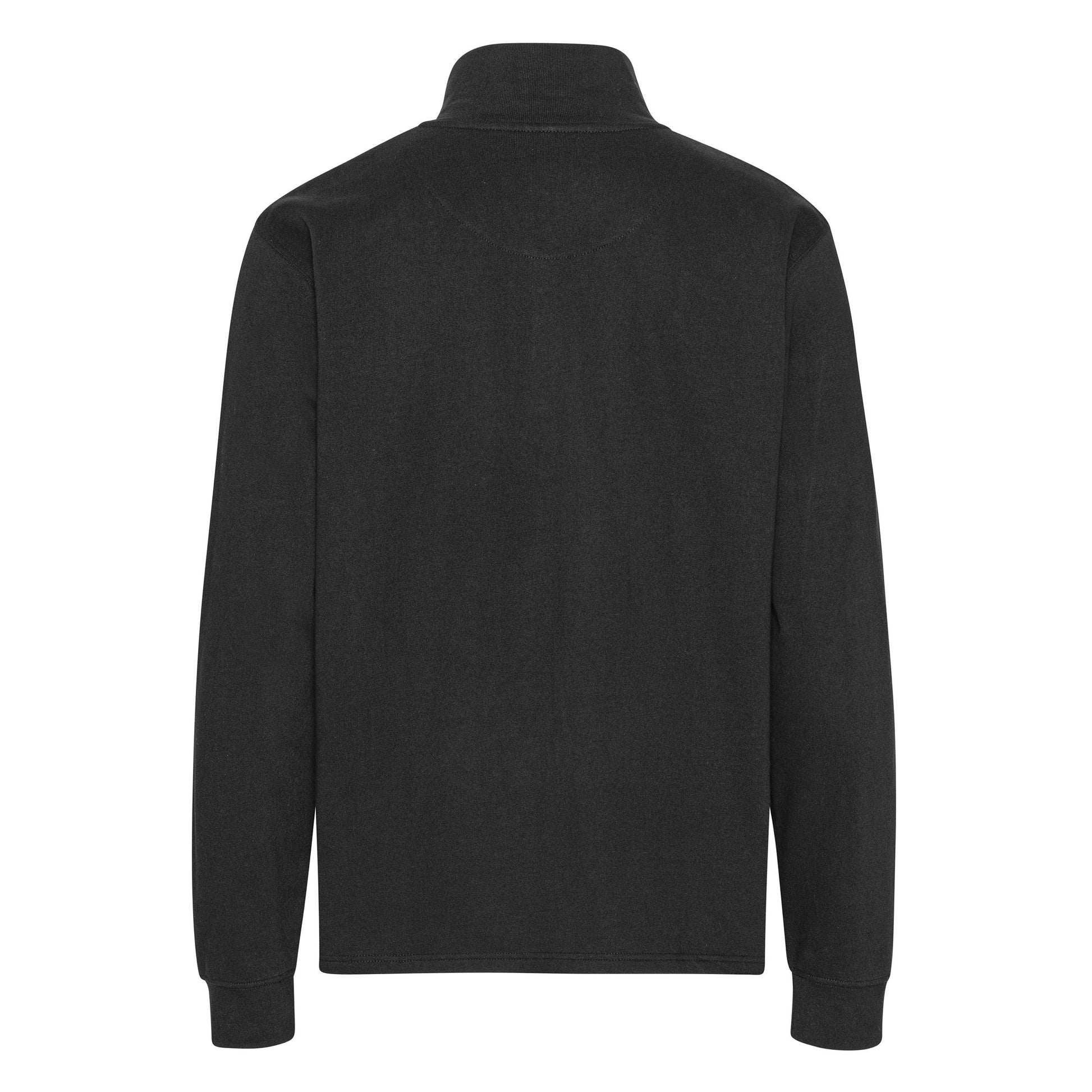 Sweat Col Zippé Unisexe - Black