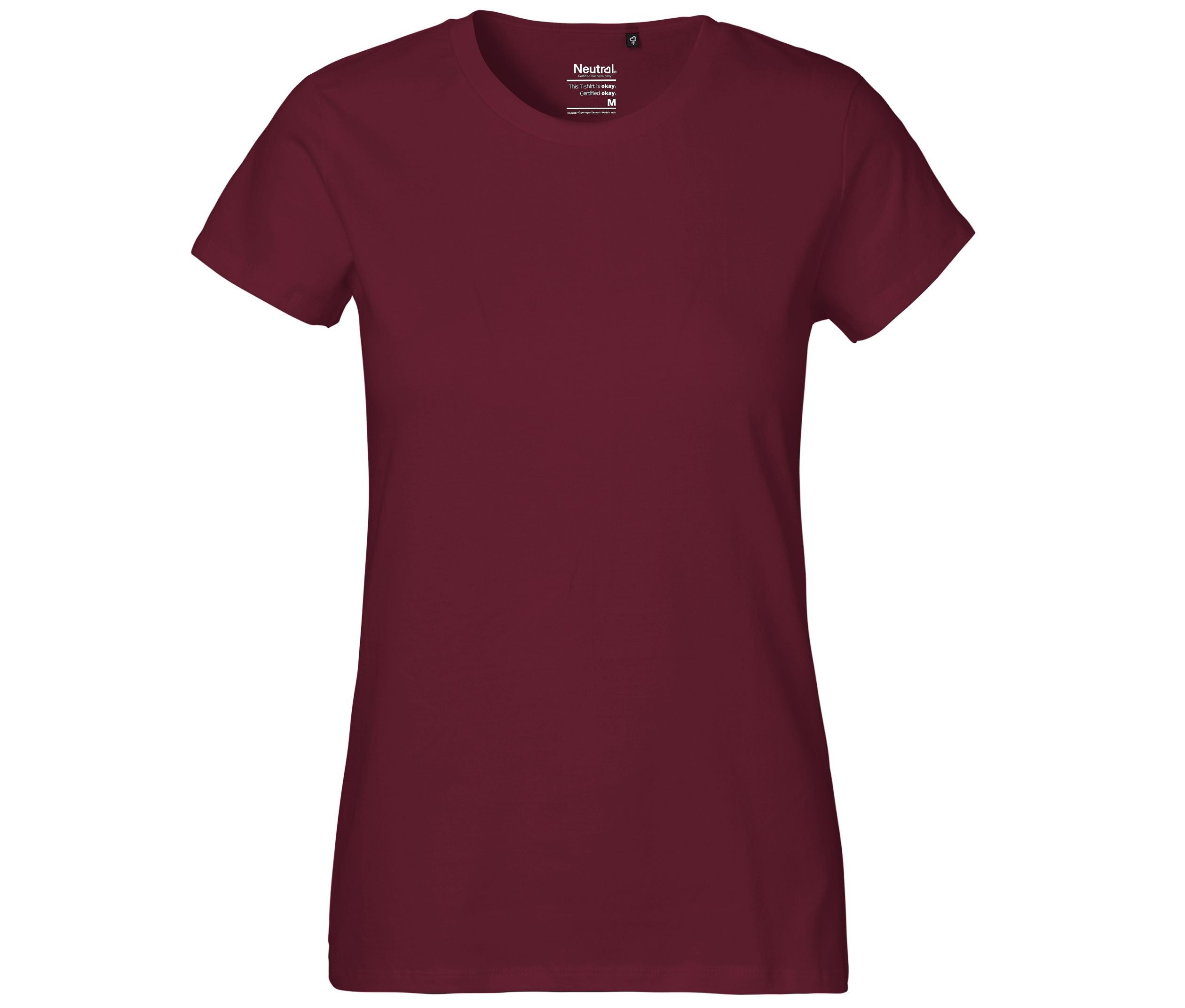 Tee-Shirt Femme 180 - Burgundy