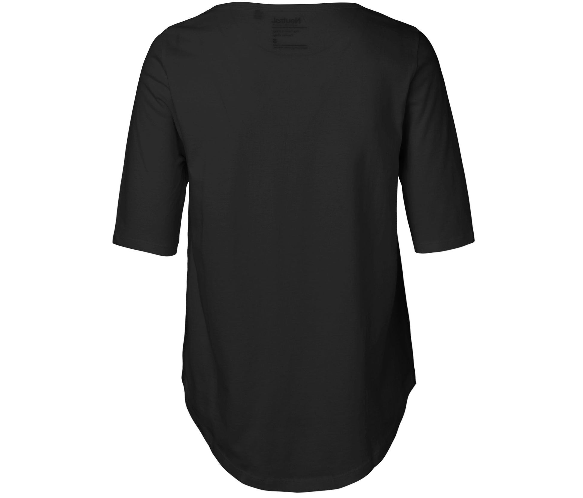 Tee-Shirt Femme Manches Mi-Longues - Black