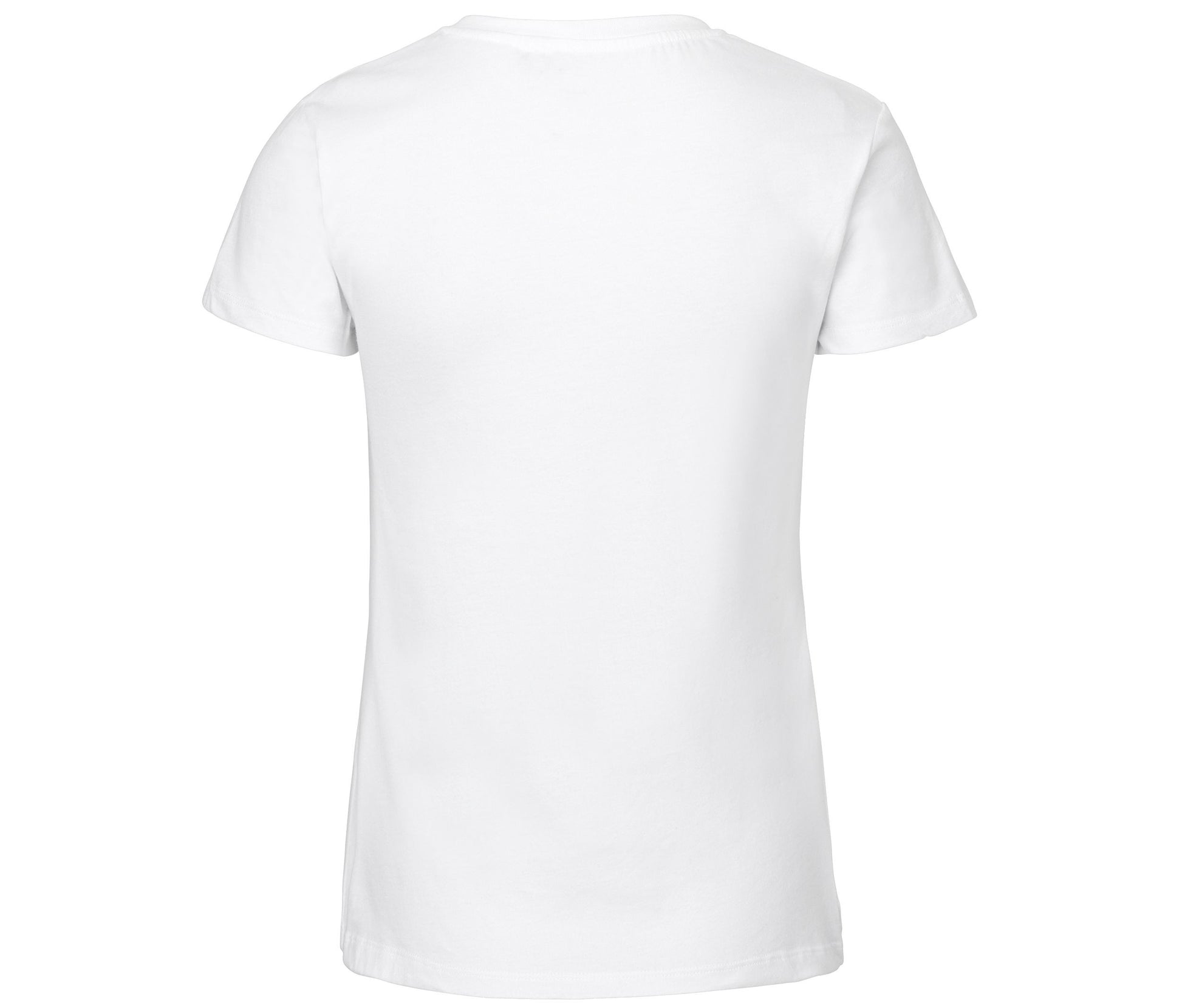 Tee-Shirt Femme Col V - White