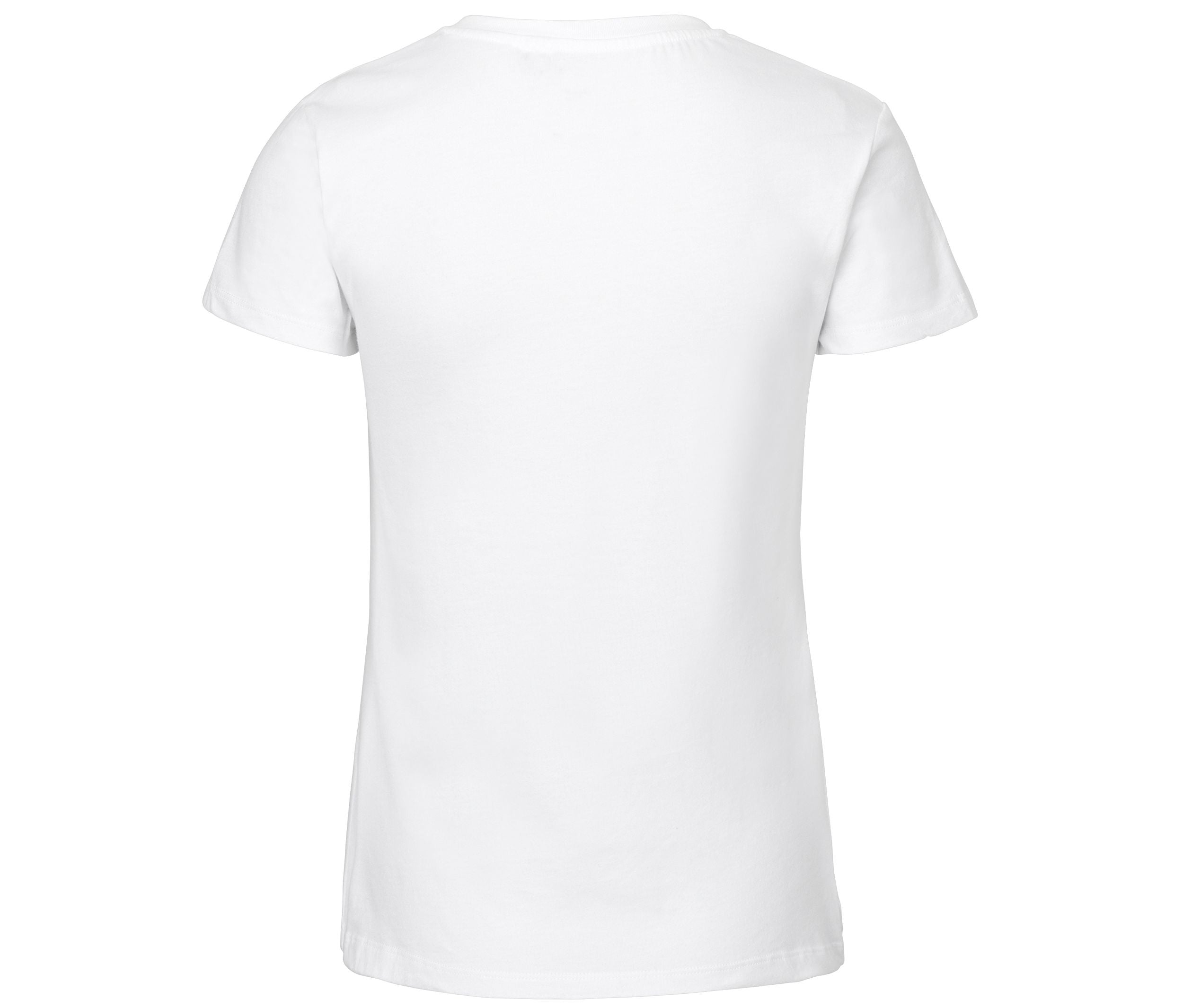 Tee-Shirt Femme Col V - White