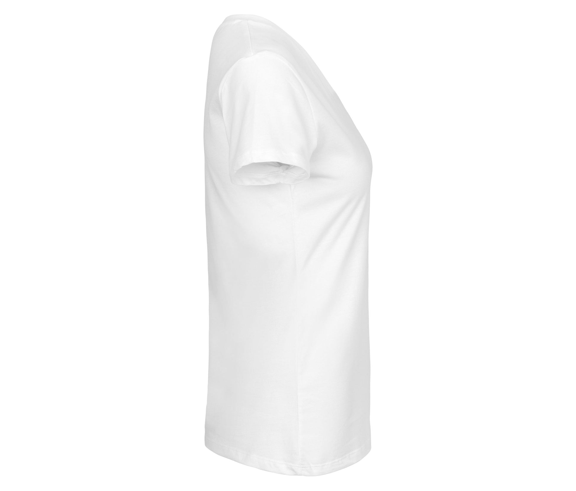 Tee-Shirt Femme Col V - White