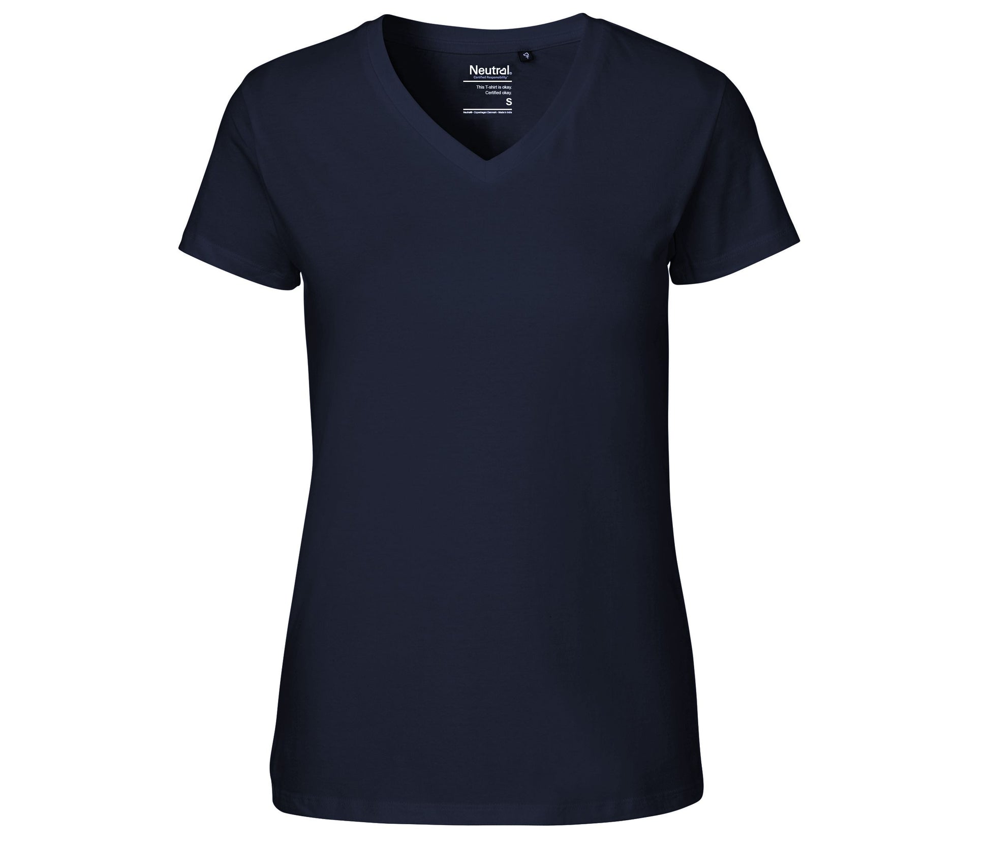 Tee-Shirt Femme Col V - Navy