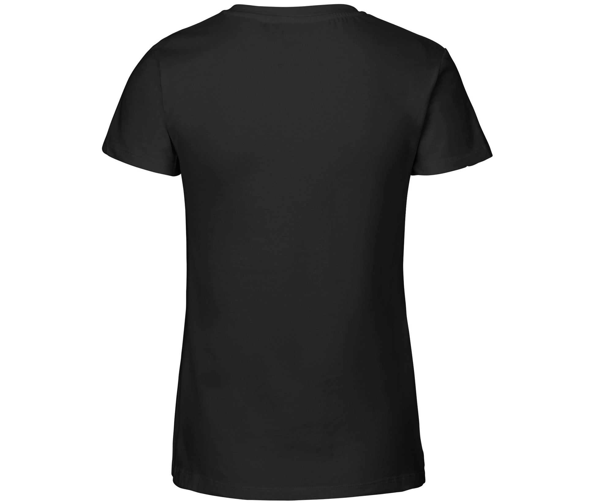 Tee-Shirt Femme Col V - Black