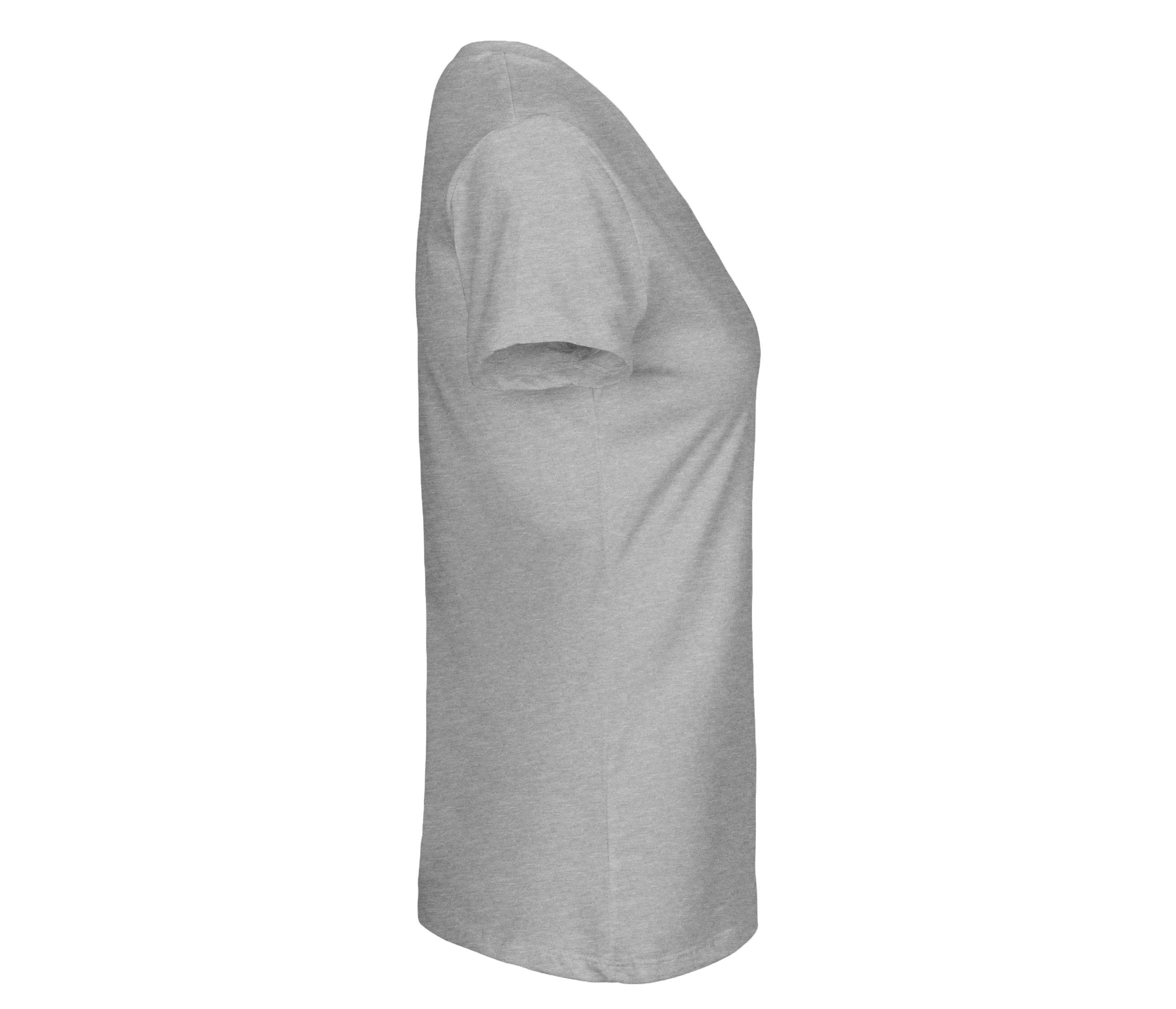 Tee-Shirt Femme Col V - Sport Grey
