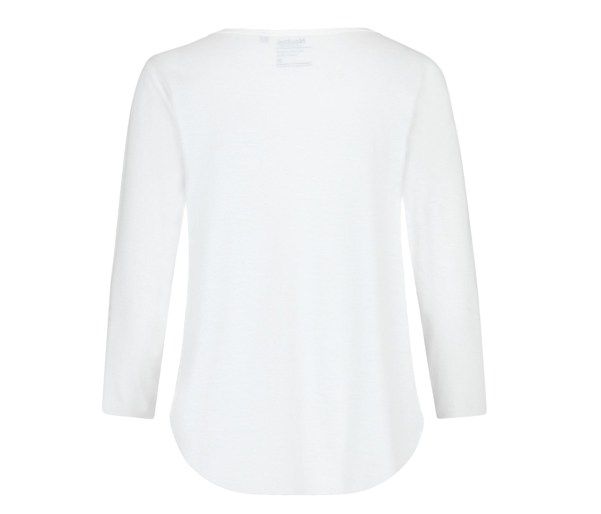 Tee-Shirt Femme Manches 3/4 - White