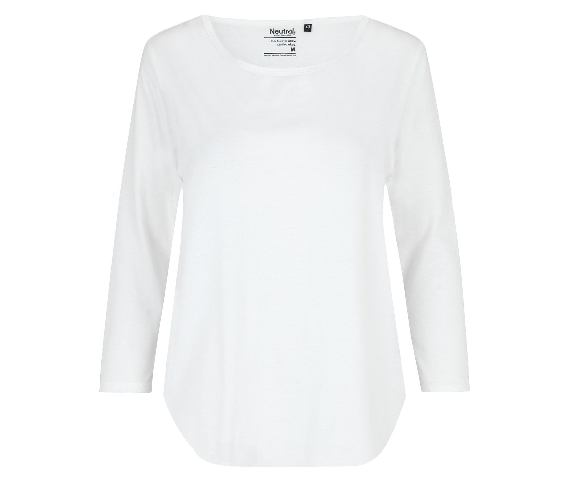 Tee-Shirt Femme Manches 3/4 - White