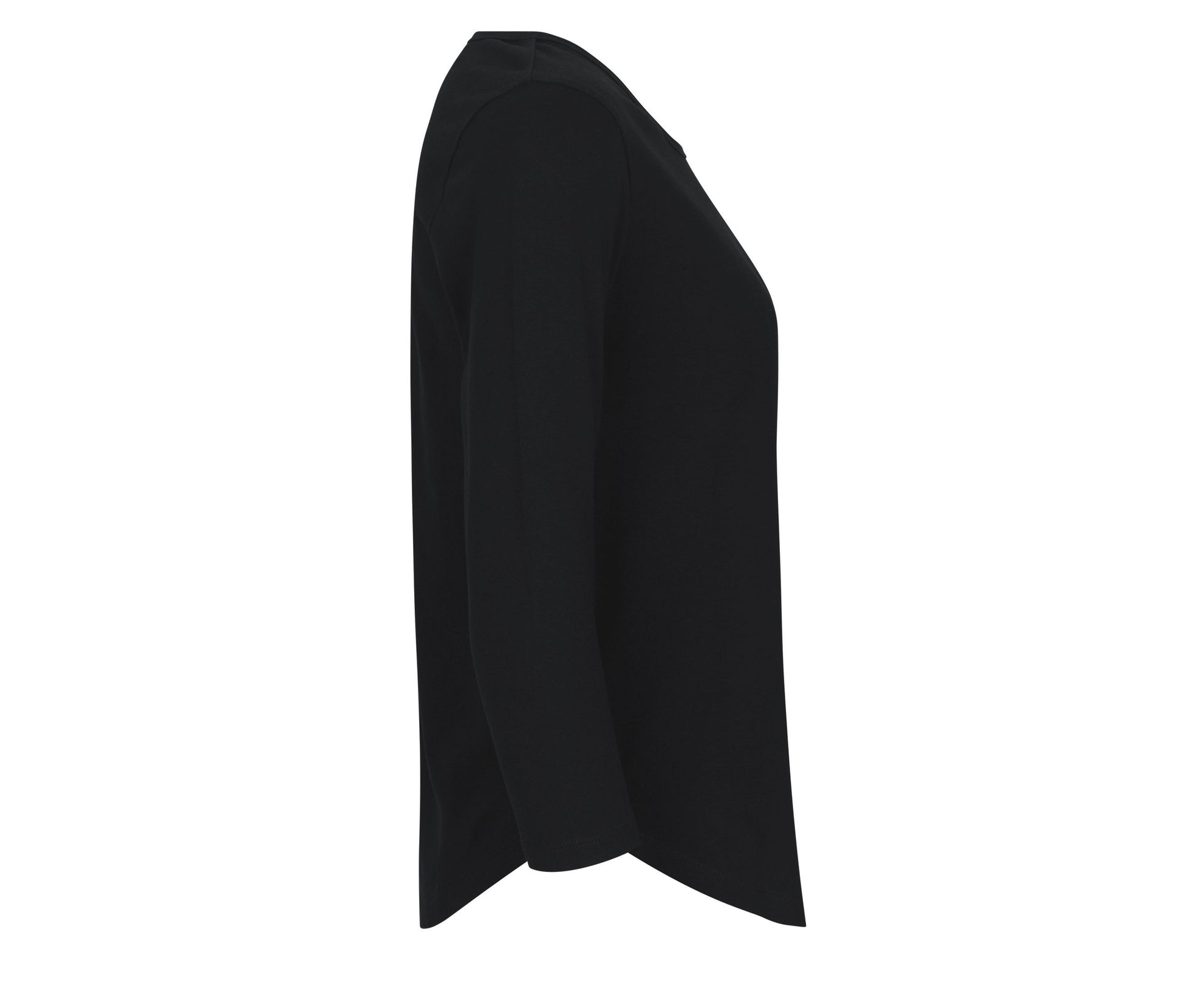 Tee-Shirt Femme Manches 3/4 - Black