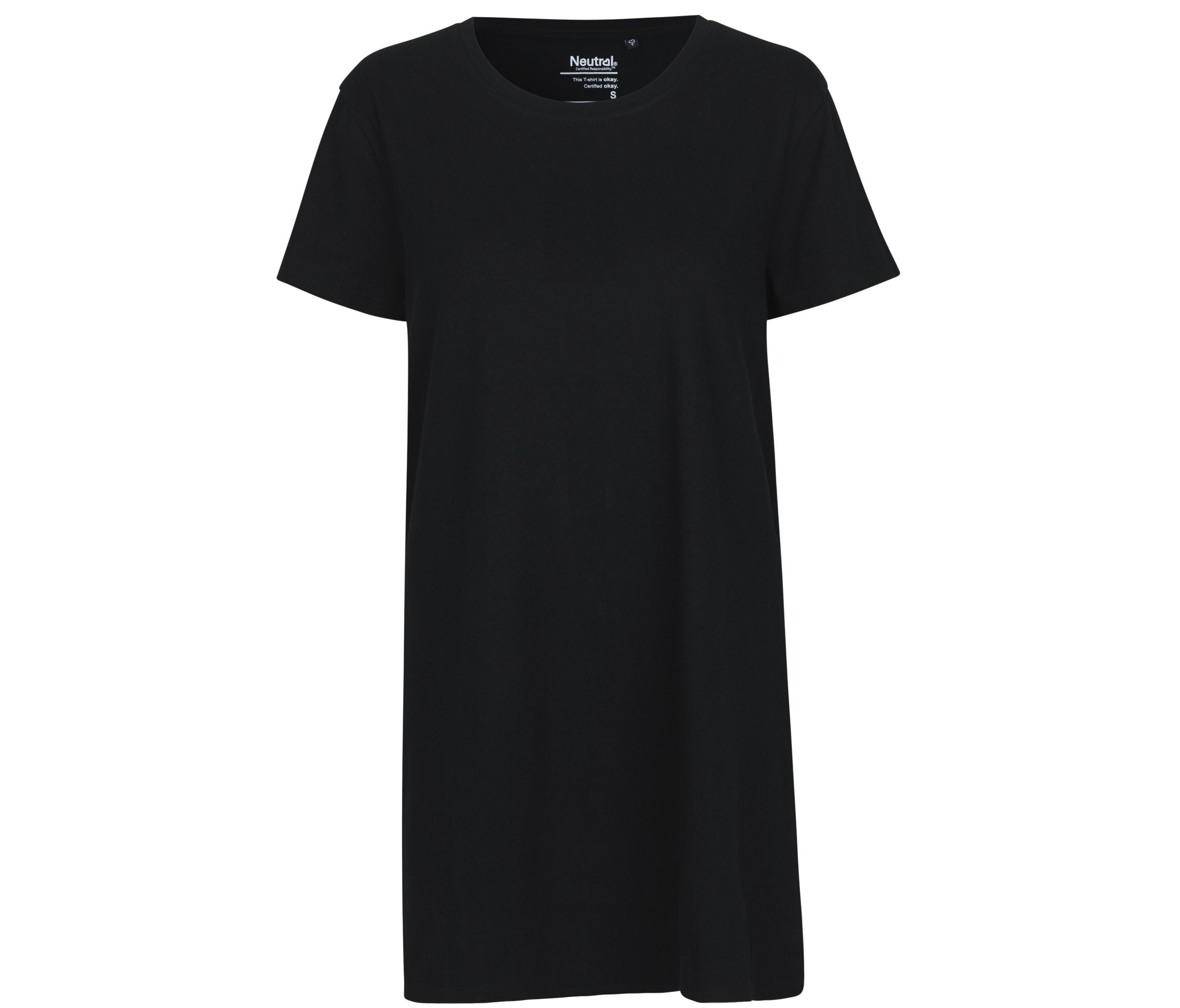 Tee-Shirt Femme Extra Long - Black