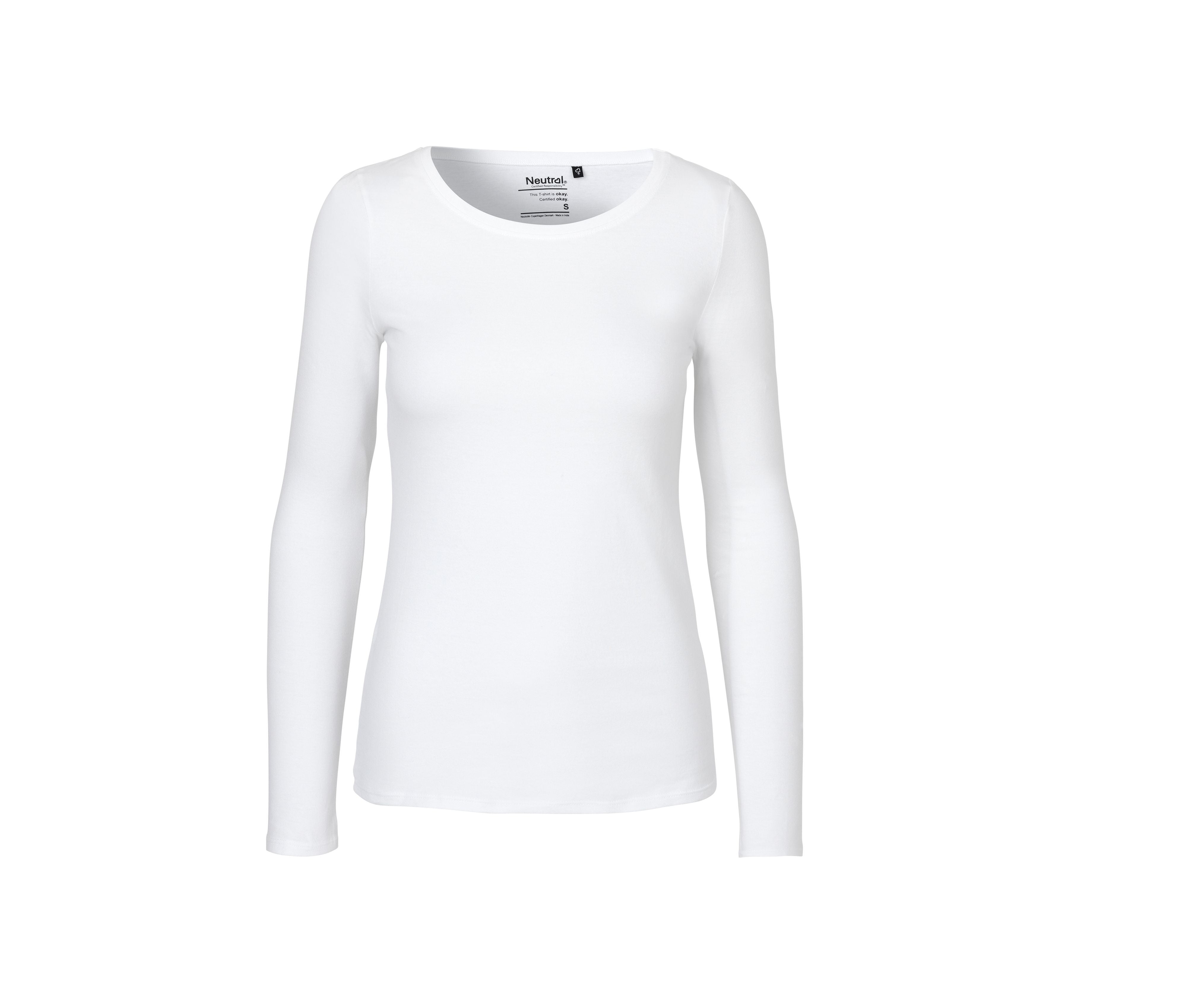 Tee-Shirt Manches Longues Femme - White
