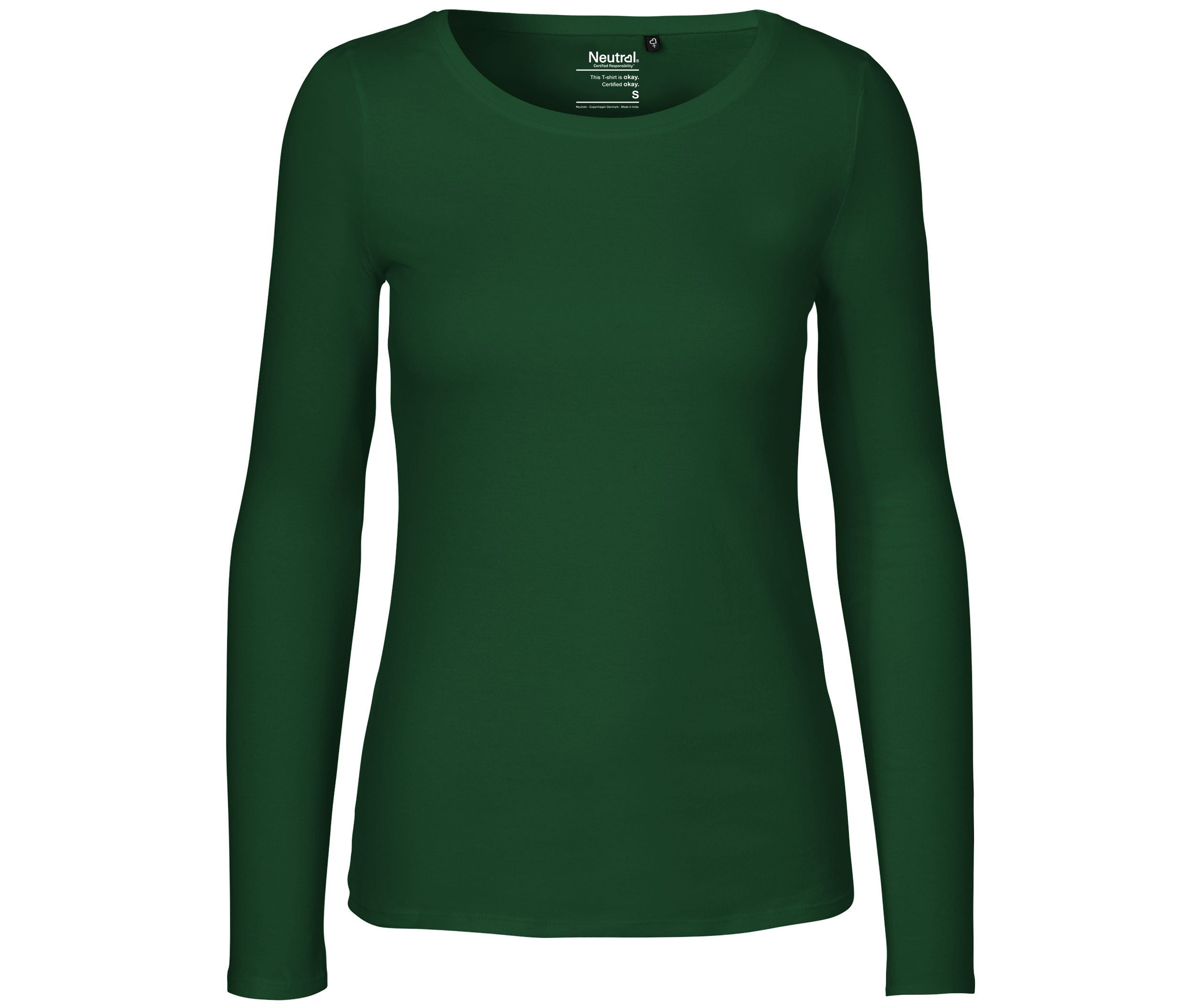 Tee-Shirt Manches Longues Femme - Bottle Green