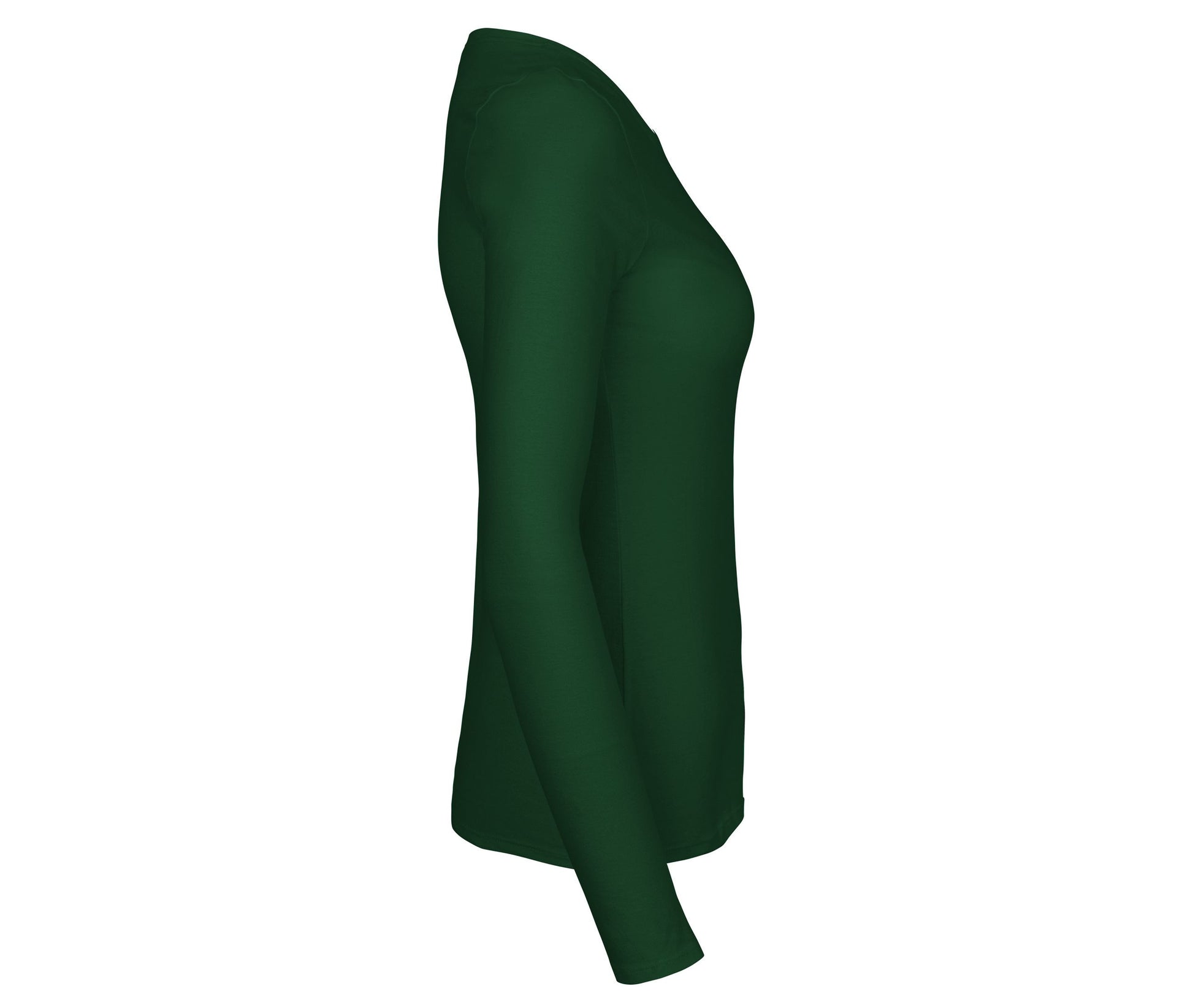 Tee-Shirt Manches Longues Femme - Bottle Green