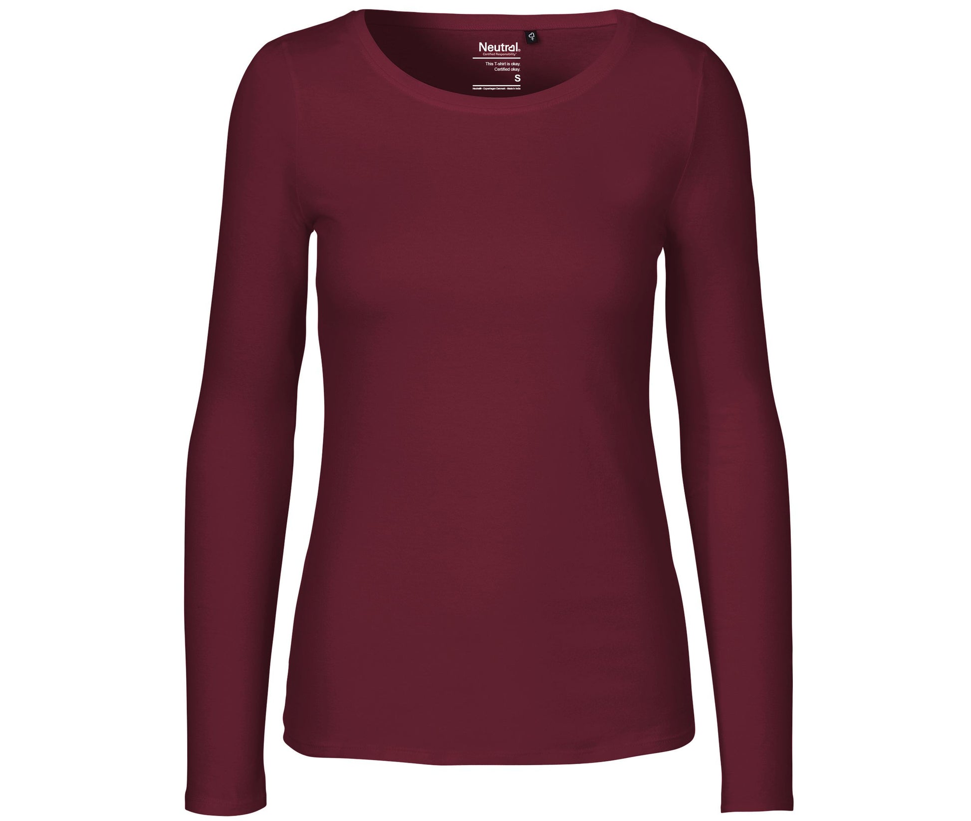 Tee-Shirt Manches Longues Femme - Burgundy