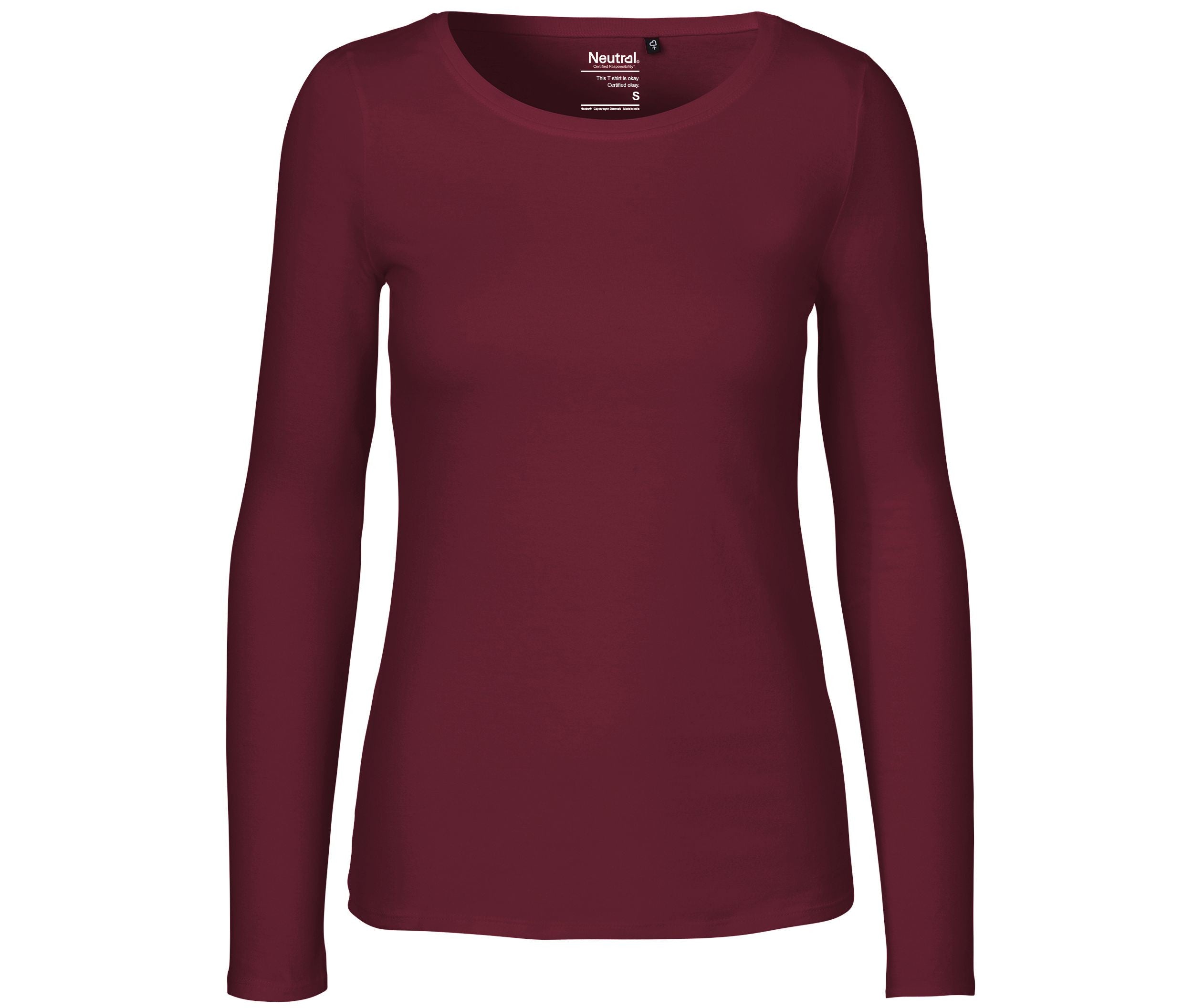 Tee-Shirt Manches Longues Femme - Burgundy