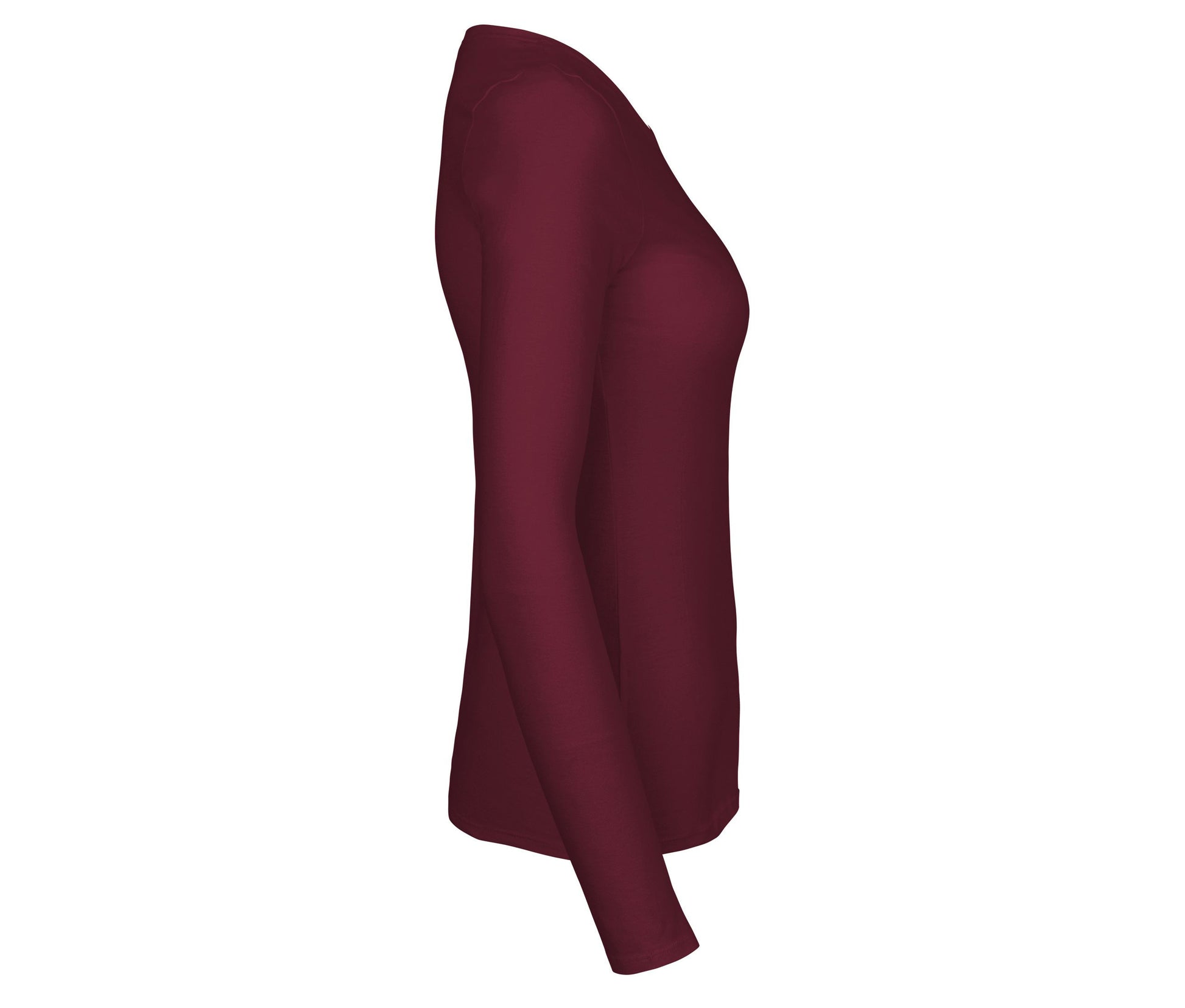 Tee-Shirt Manches Longues Femme - Burgundy