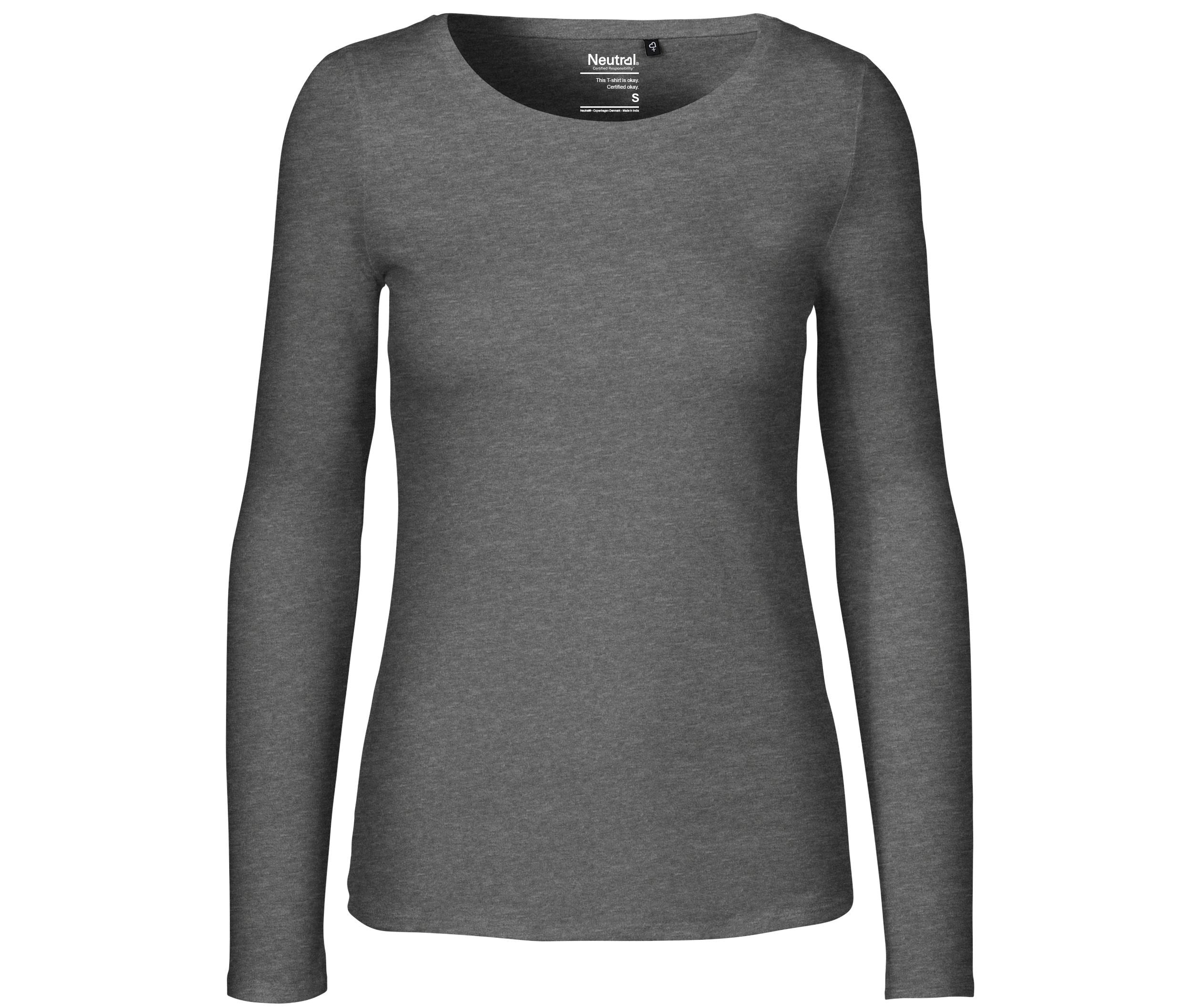 Tee-Shirt Manches Longues Femme - Dark Heather