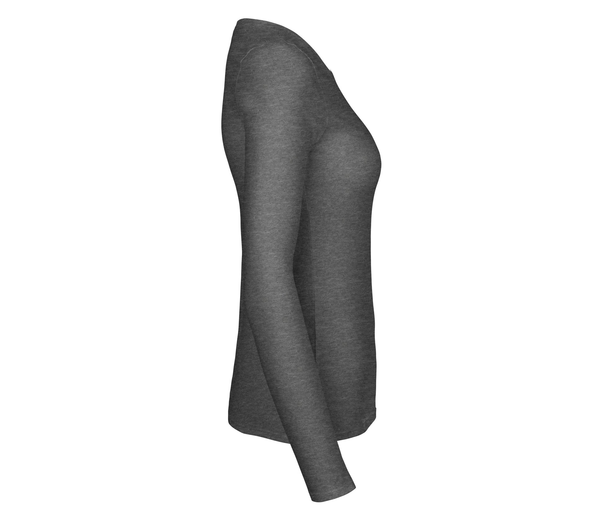 Tee-Shirt Manches Longues Femme - Dark Heather