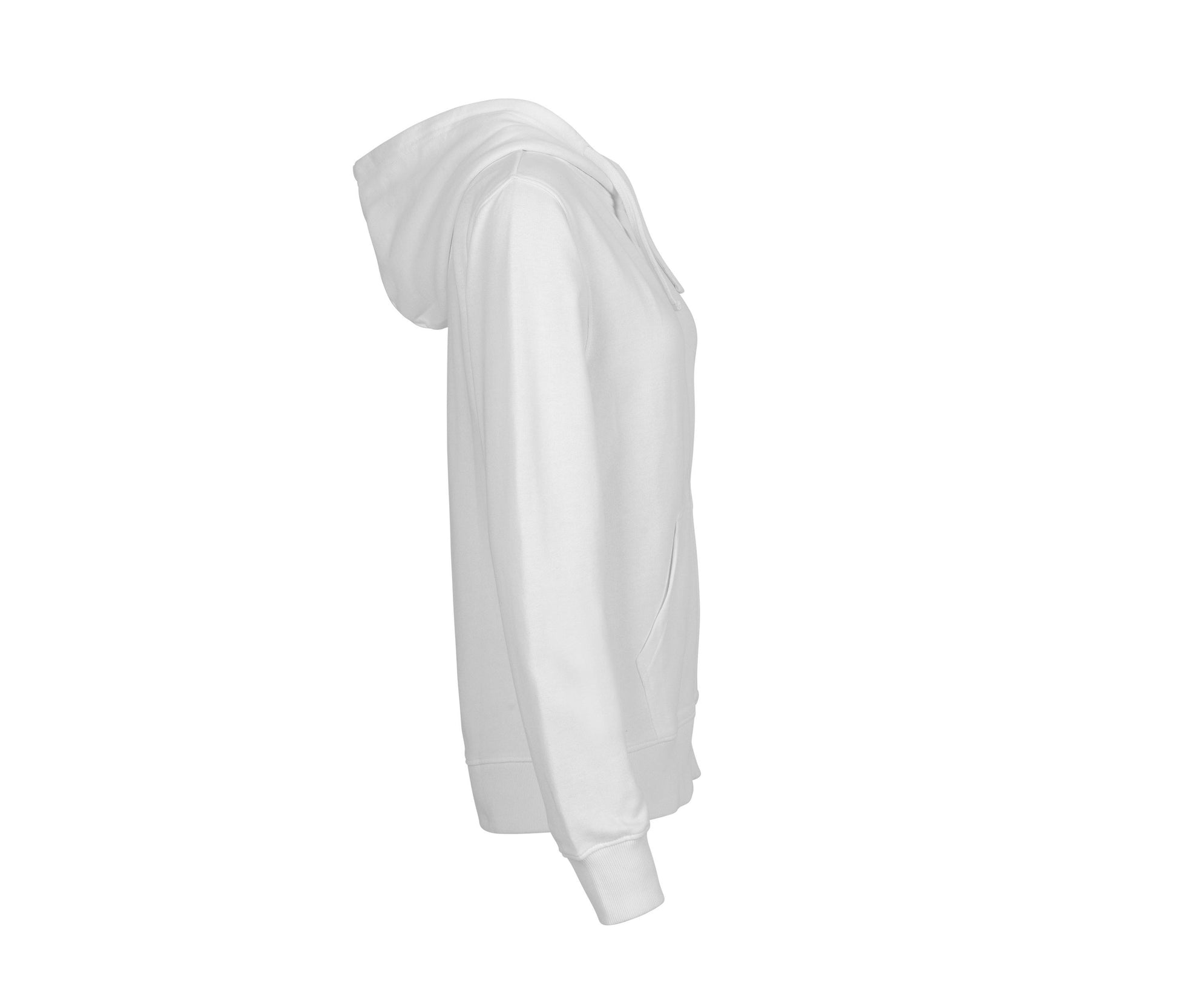 Sweat Capuche Zippé Femme - White