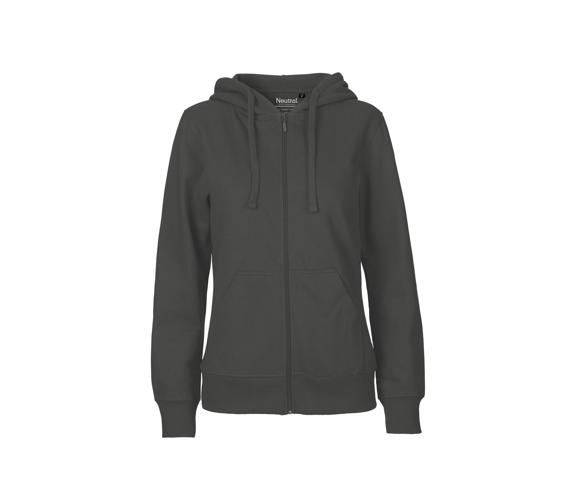 Sweat Capuche Zippé Femme - Charcoal