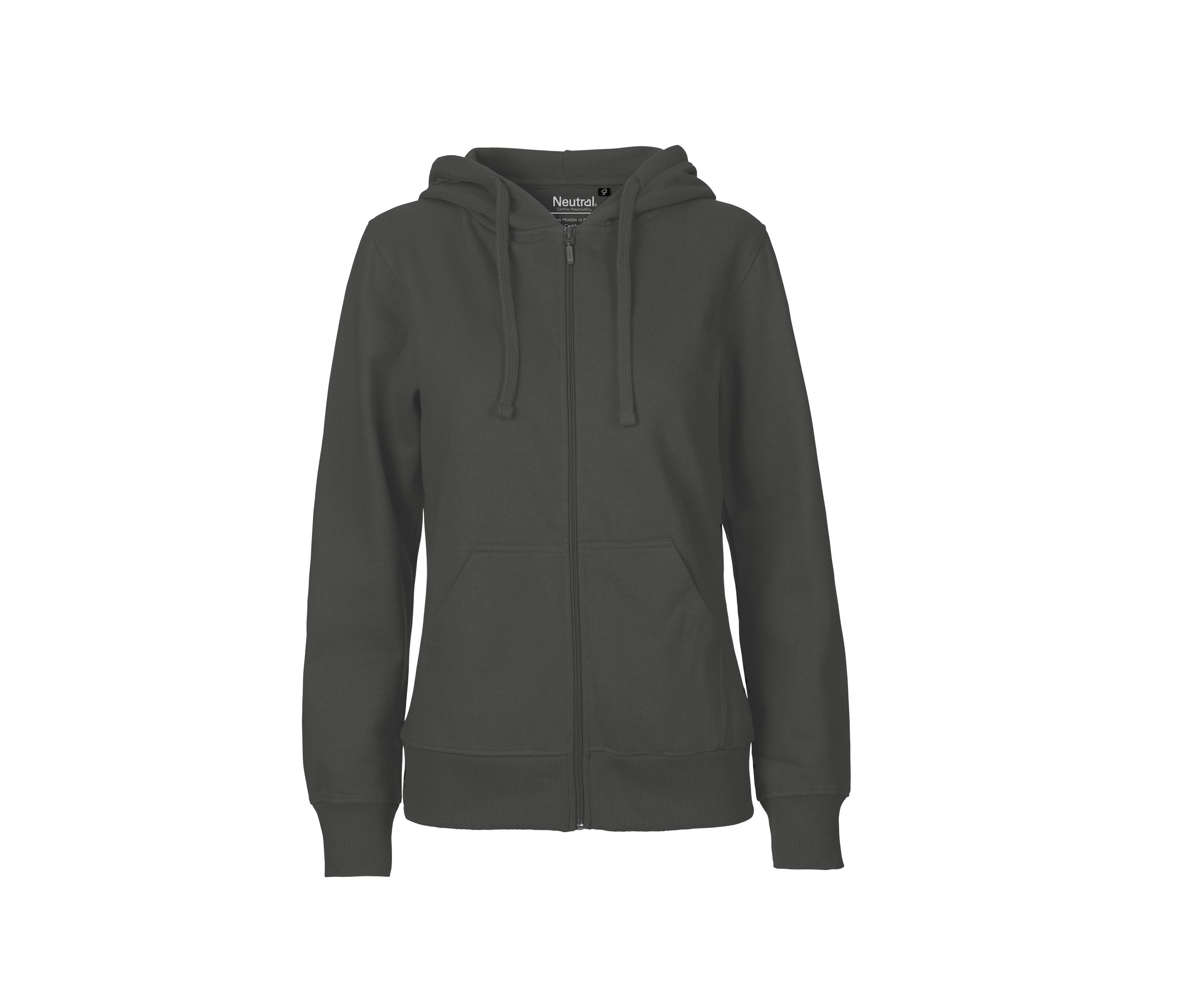 Sweat Capuche Zippé Femme - Charcoal